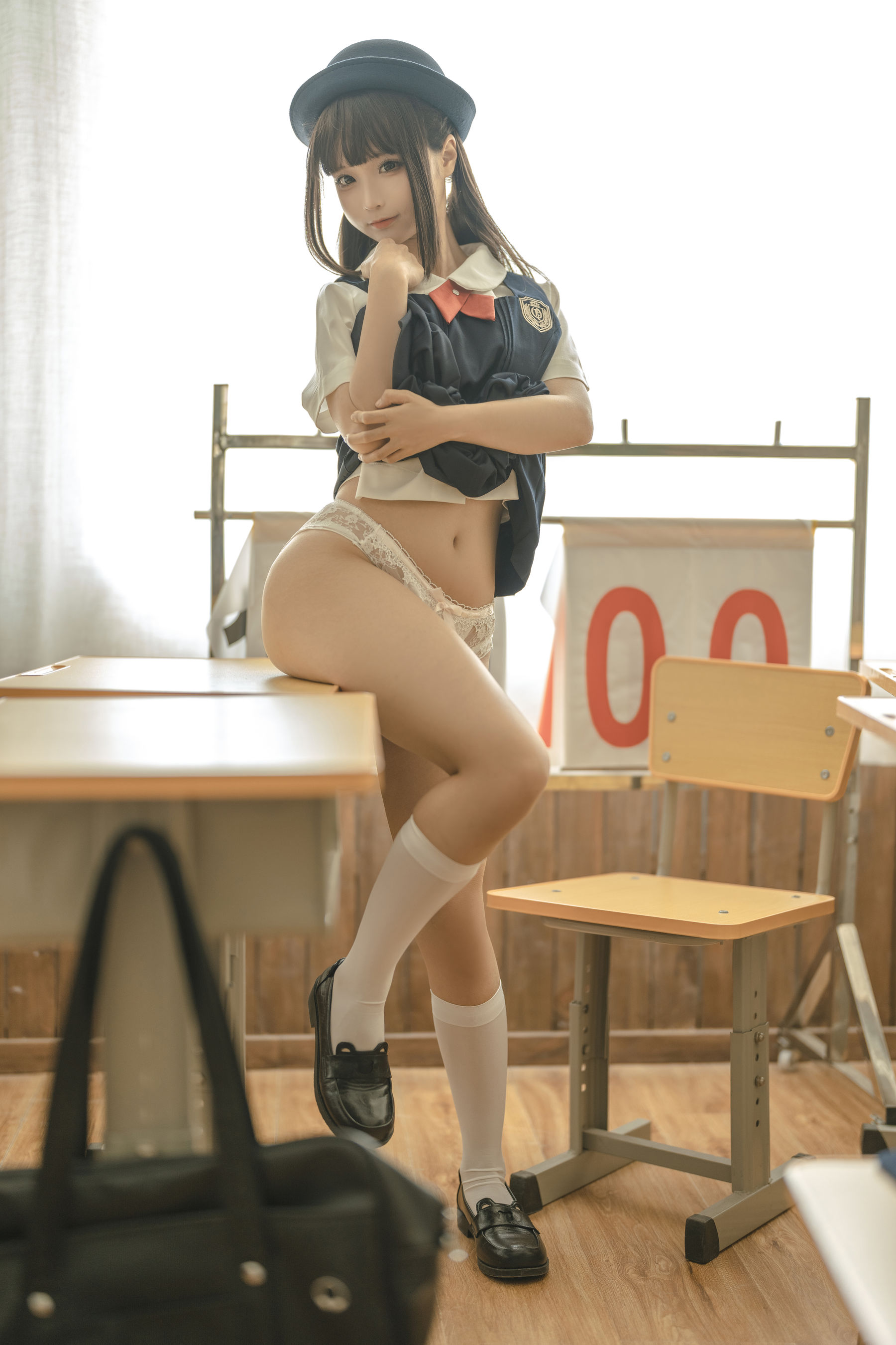 动漫博主蠢沫沫 – 小学妹 Cosplay-第1张