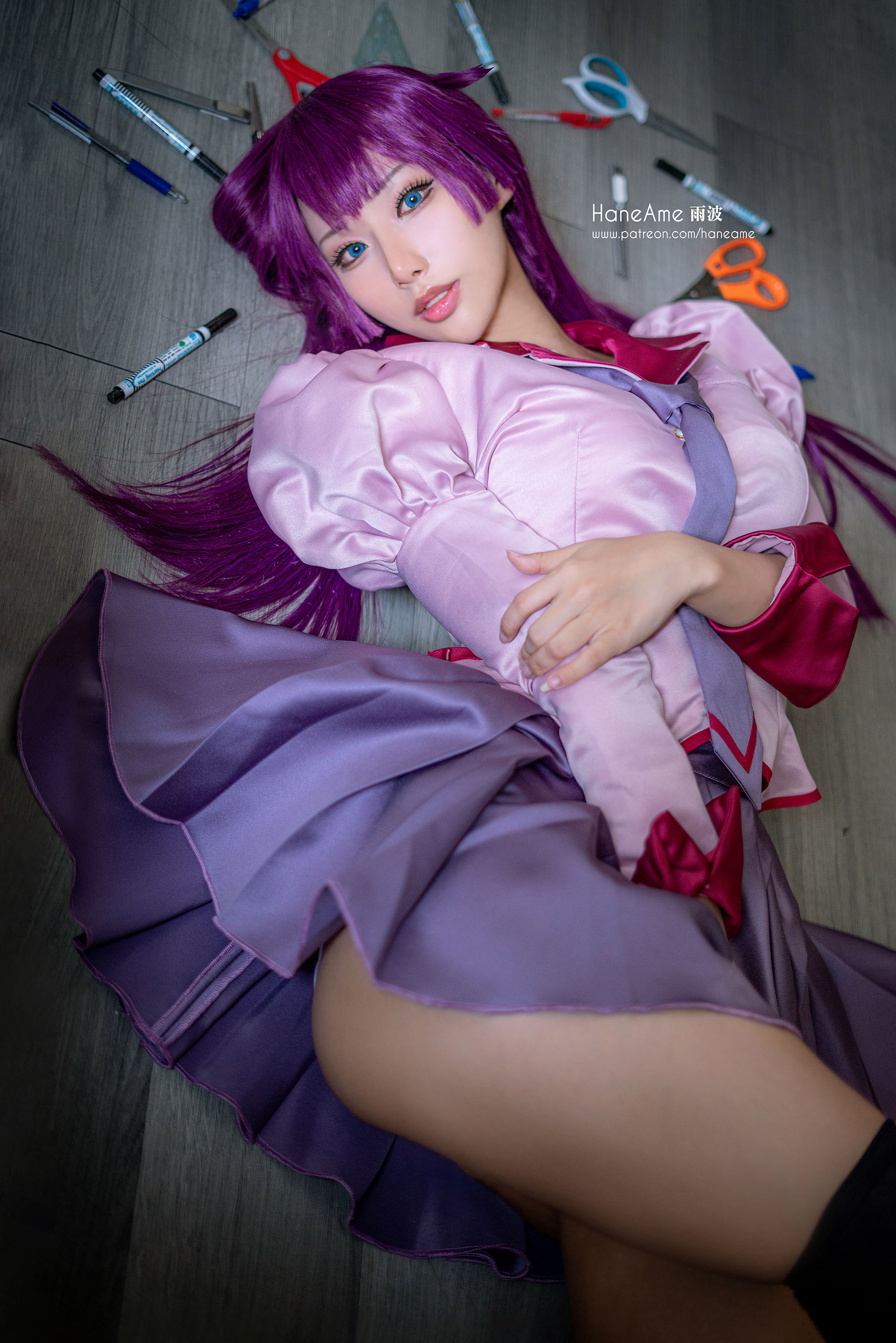 Hane Ame 雨波写真 – 化物语 战场原 Cosplay-第5张