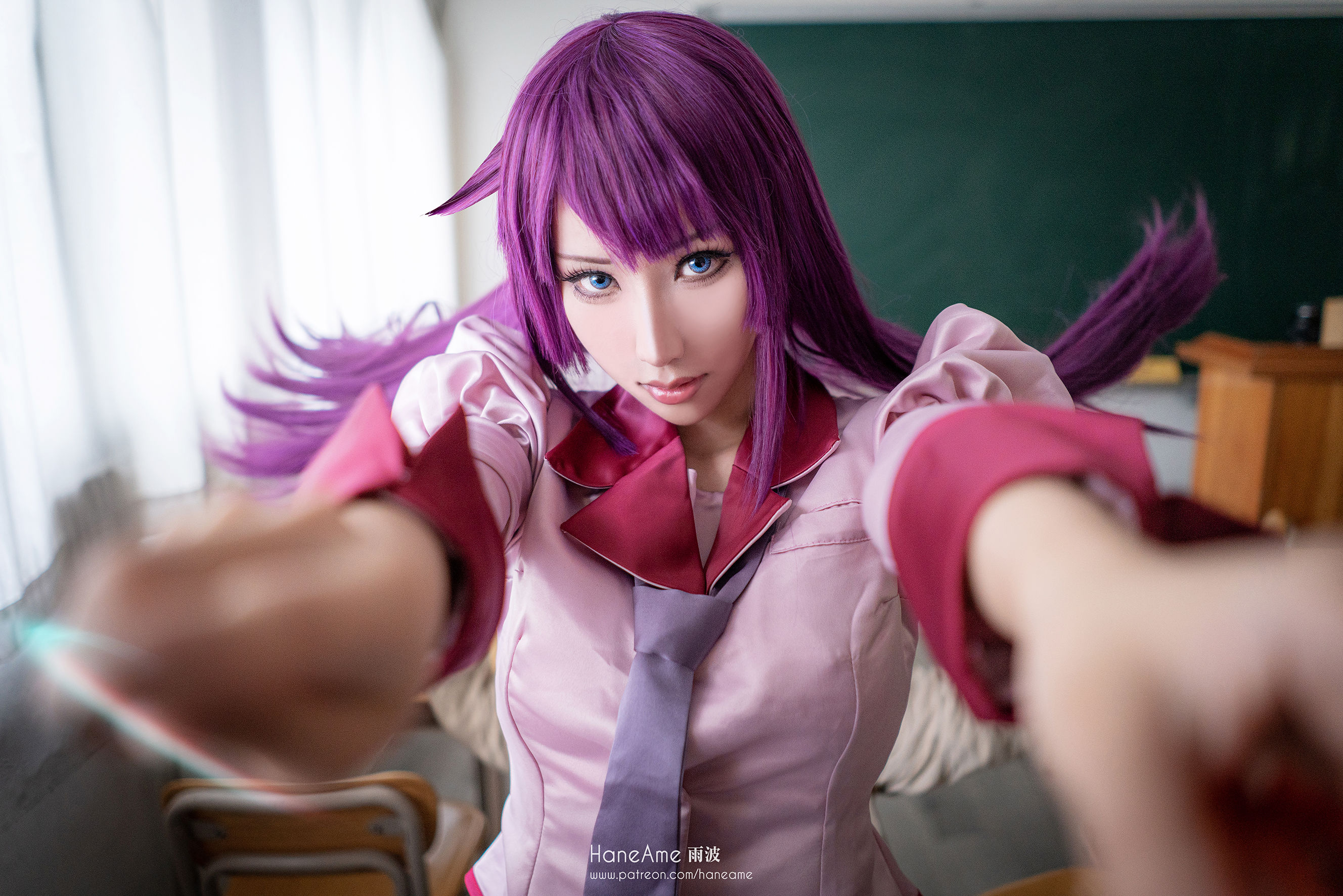Hane Ame 雨波写真 – 化物语 战场原 Cosplay-第8张