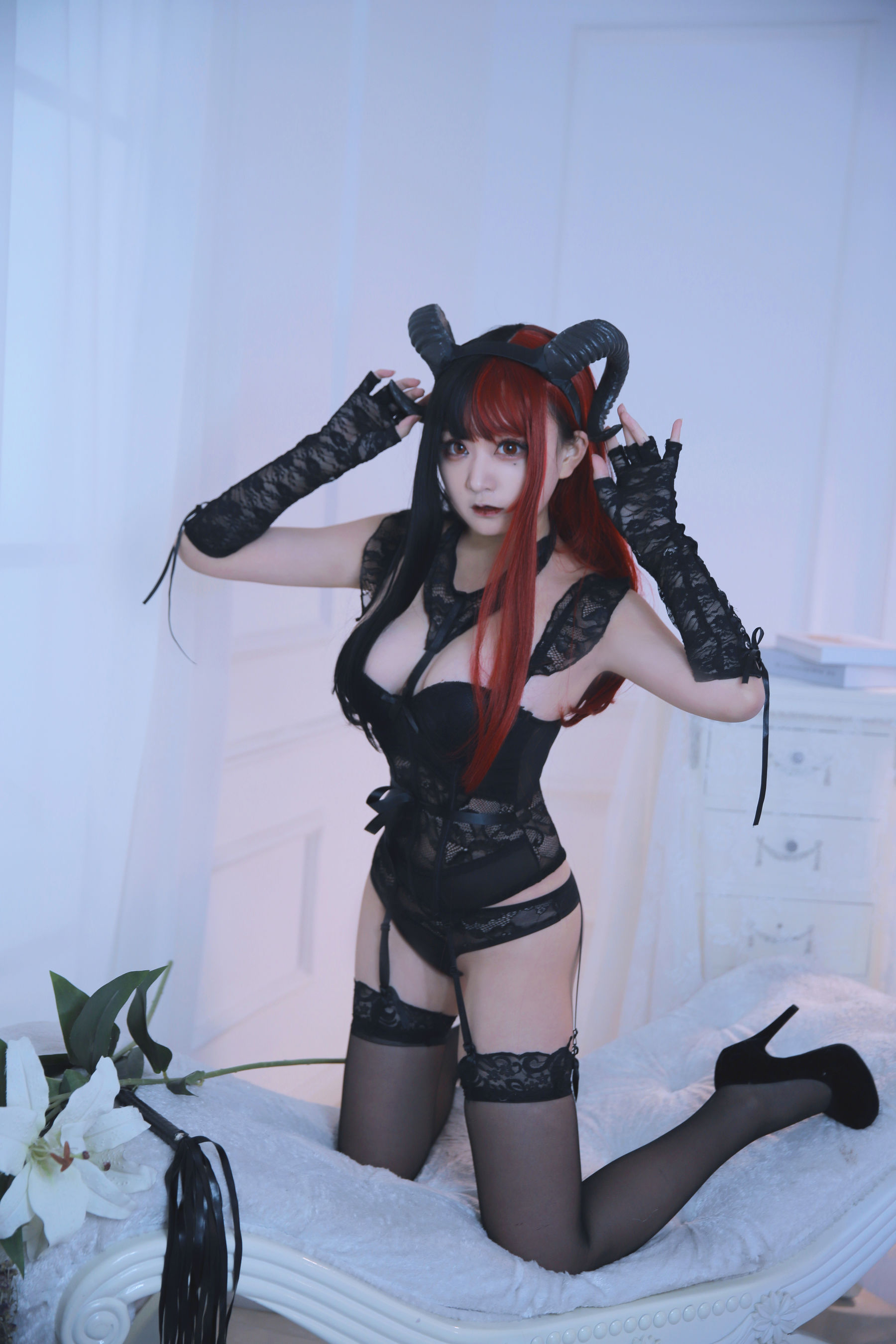 动漫博主恩田直幸 – 魅魔 Cosplay-第1张