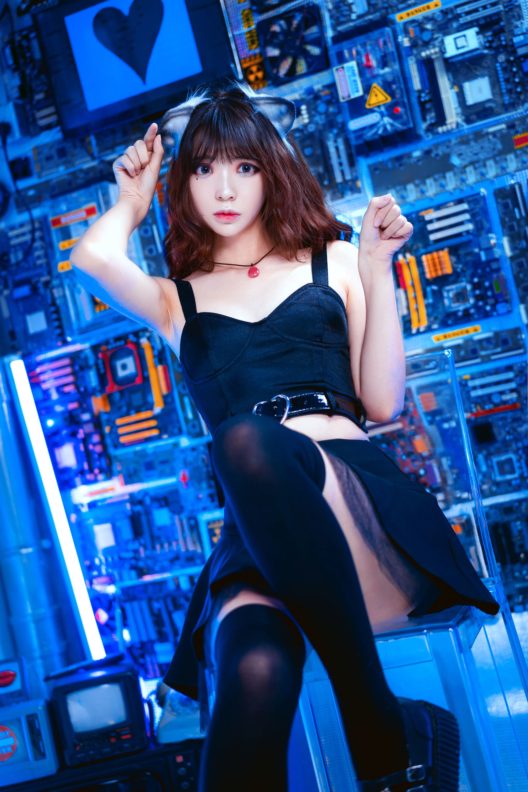 疯猫ss 幻象蓝猫 Cosplay-第24张