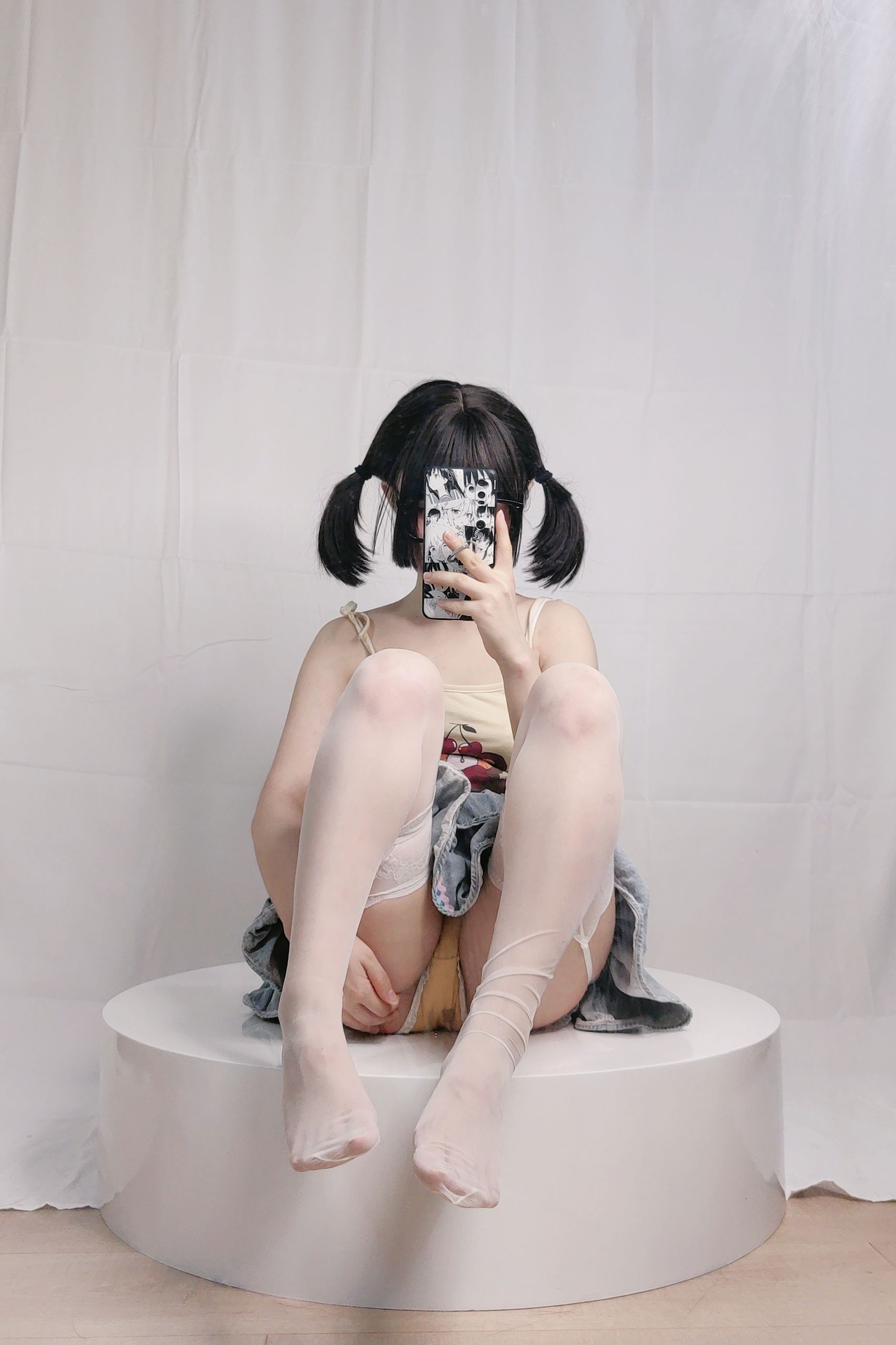 神沢永莉 – 绫蛋糕裙吊带袜汐 Cosplay-第4张