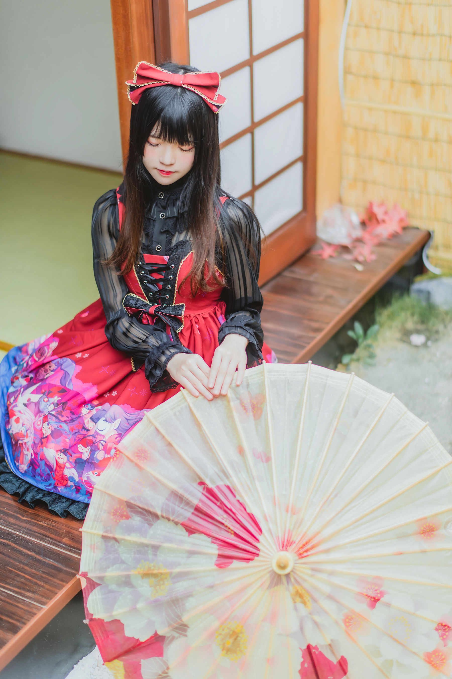 [萝莉COS] 桜桃喵《和风lolita》 Cosplay-第3张