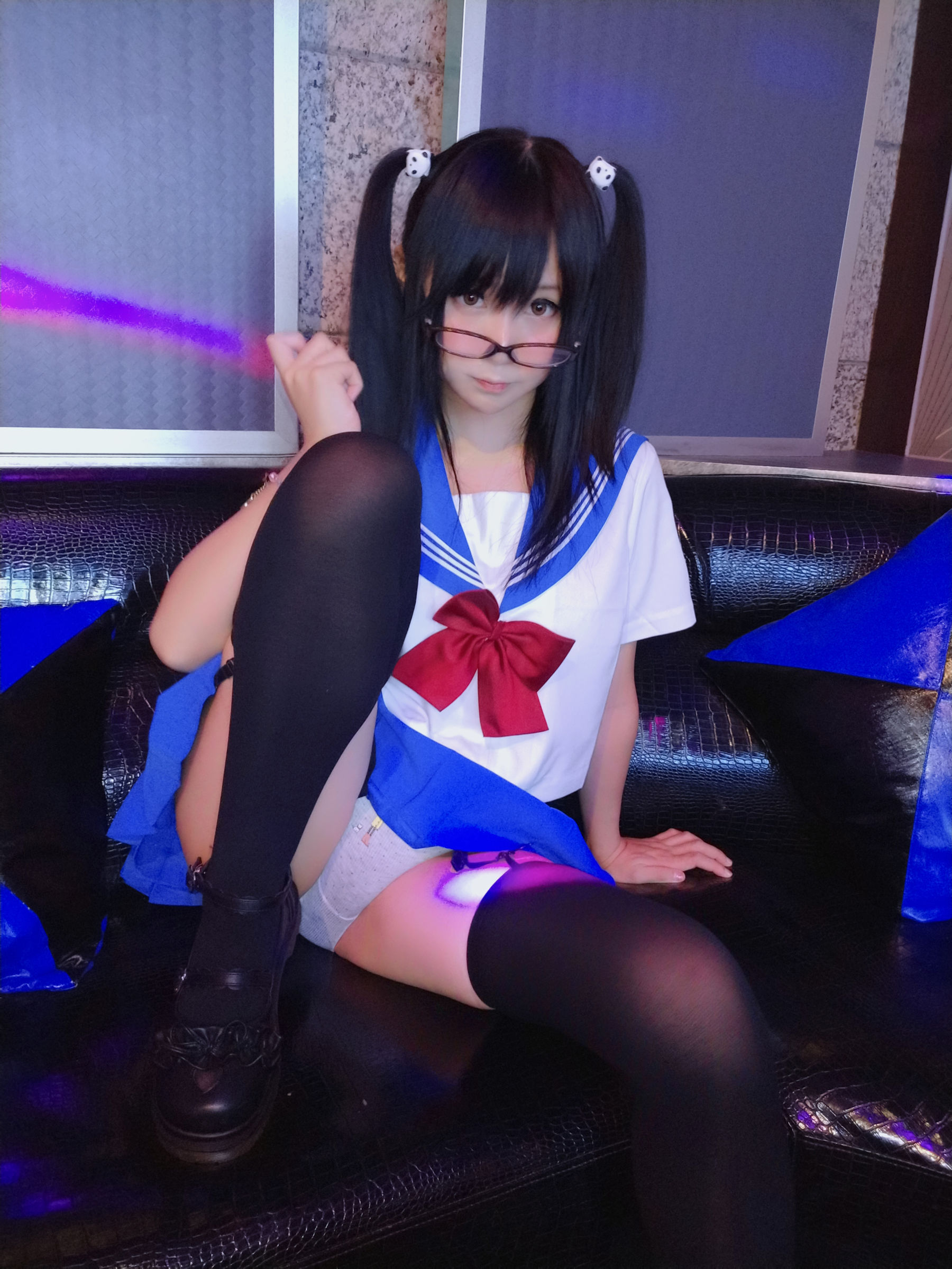 [萝莉COS] 摇摇乐yoyo – 诱人小学妹 Cosplay-第1张
