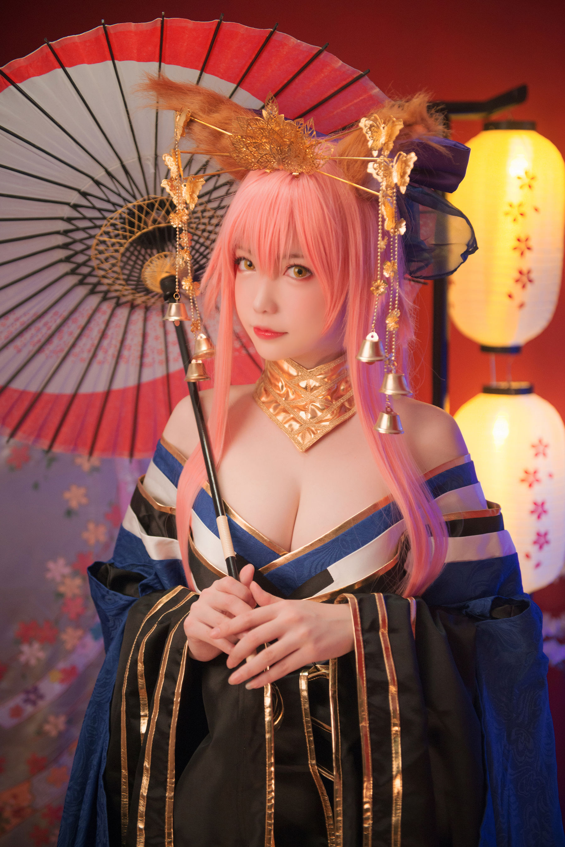 大胸萌妹妖少you1 – 玉藻前 Cosplay-第1张
