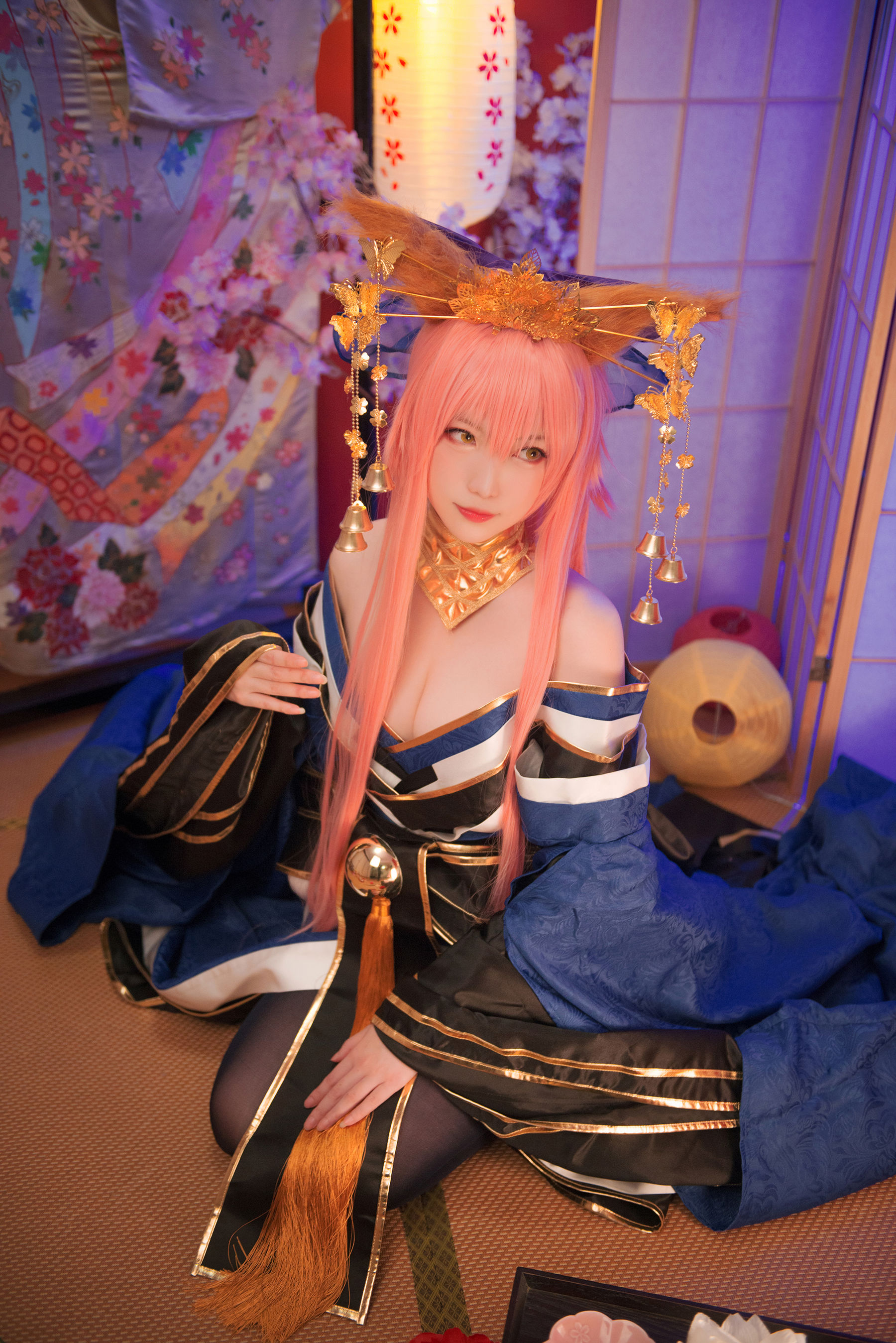 大胸萌妹妖少you1 – 玉藻前 Cosplay-第2张