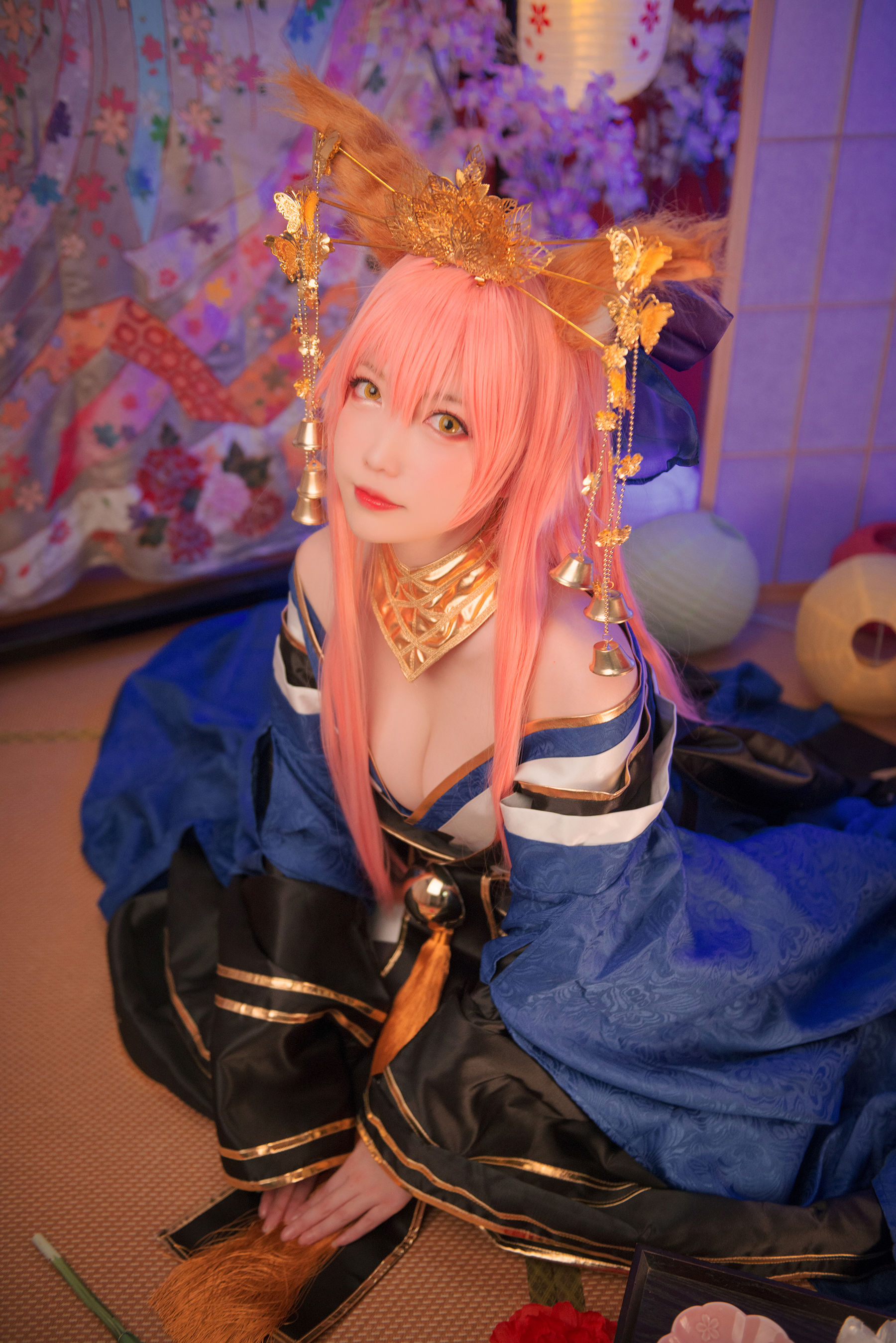 大胸萌妹妖少you1 – 玉藻前 Cosplay-第3张