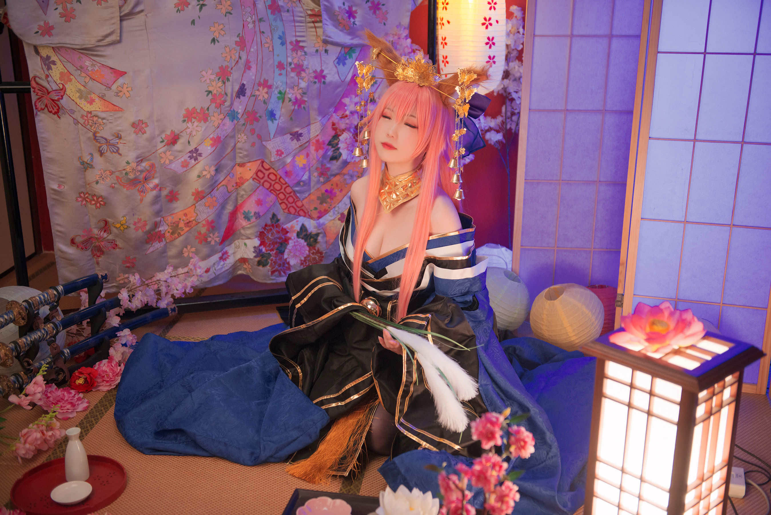 大胸萌妹妖少you1 – 玉藻前 Cosplay-第5张