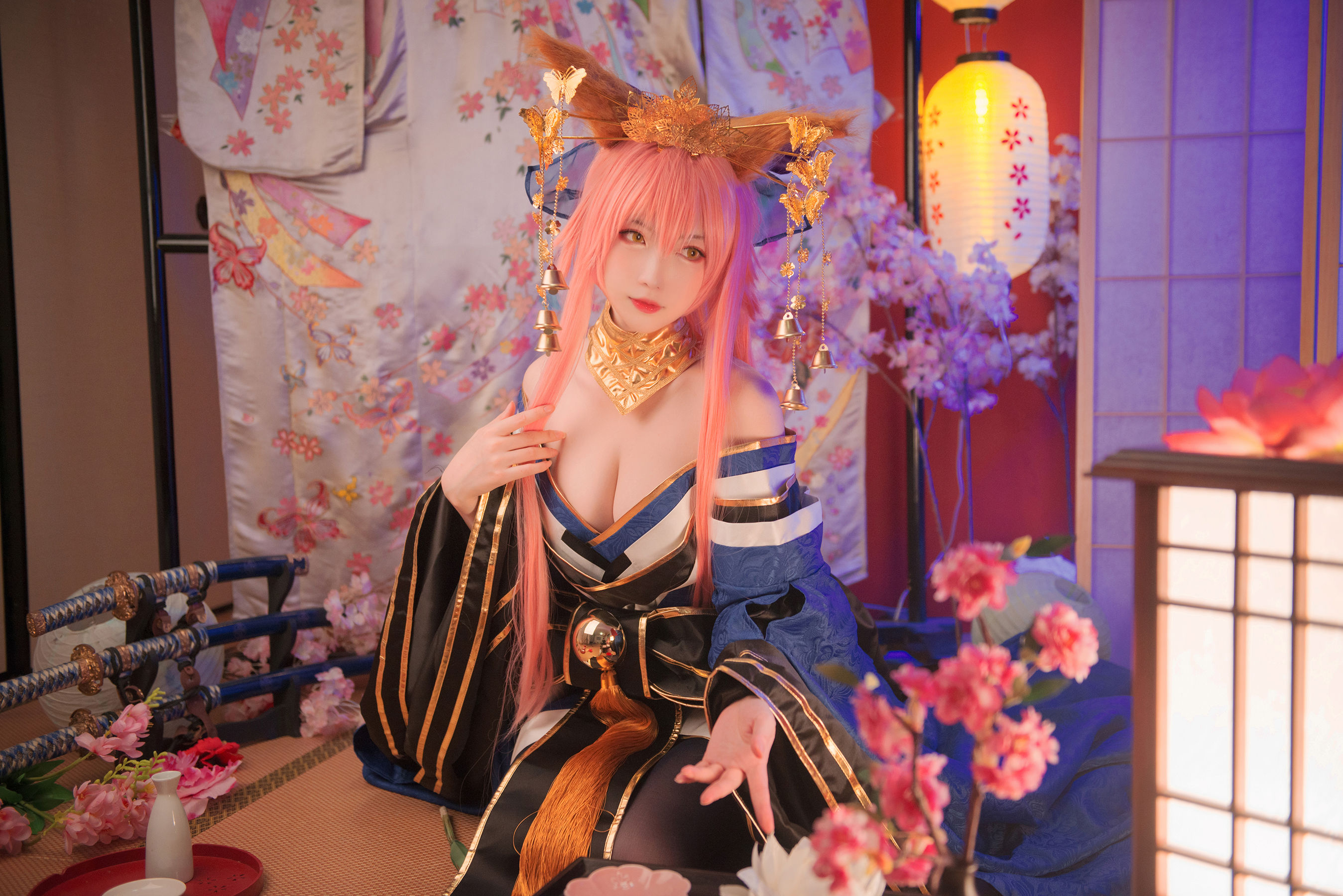 大胸萌妹妖少you1 – 玉藻前 Cosplay-第6张