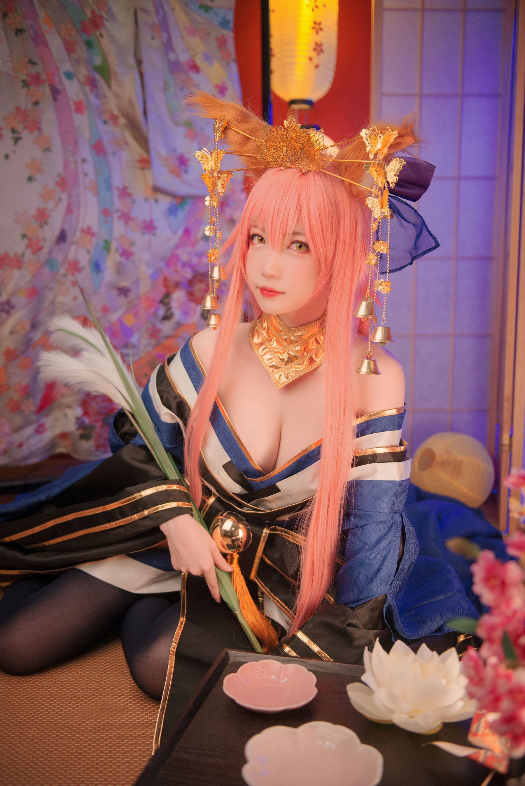 大胸萌妹妖少you1 – 玉藻前 Cosplay-第8张