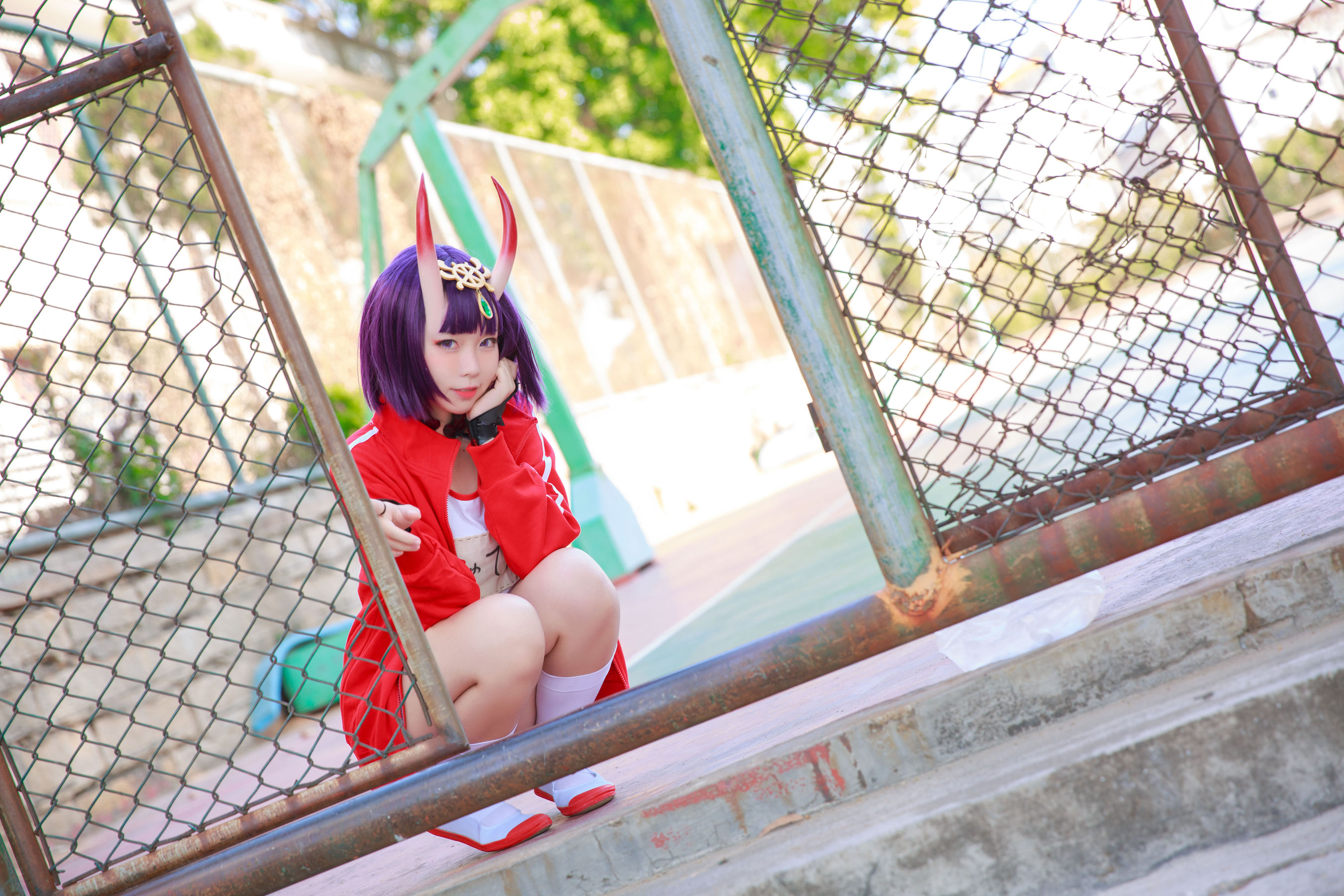 动漫博主G44不会受伤 – 酒吞体操服 Cosplay-第1张
