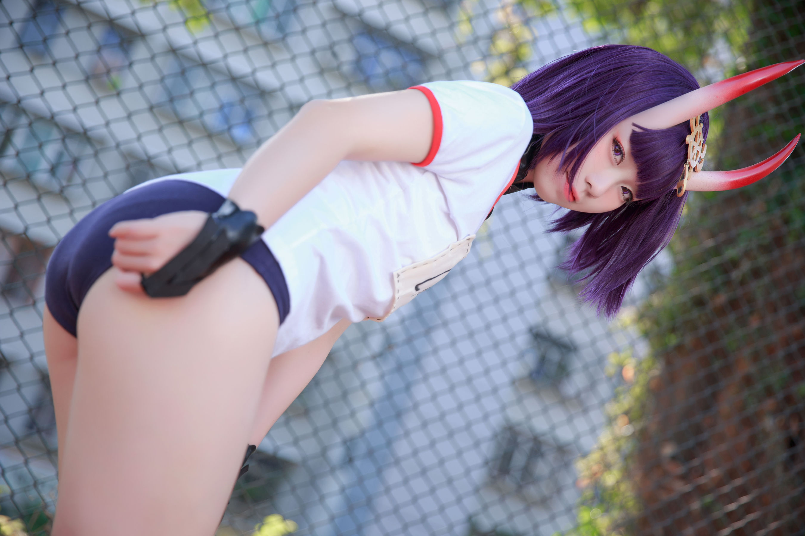 动漫博主G44不会受伤 – 酒吞体操服 Cosplay-第3张
