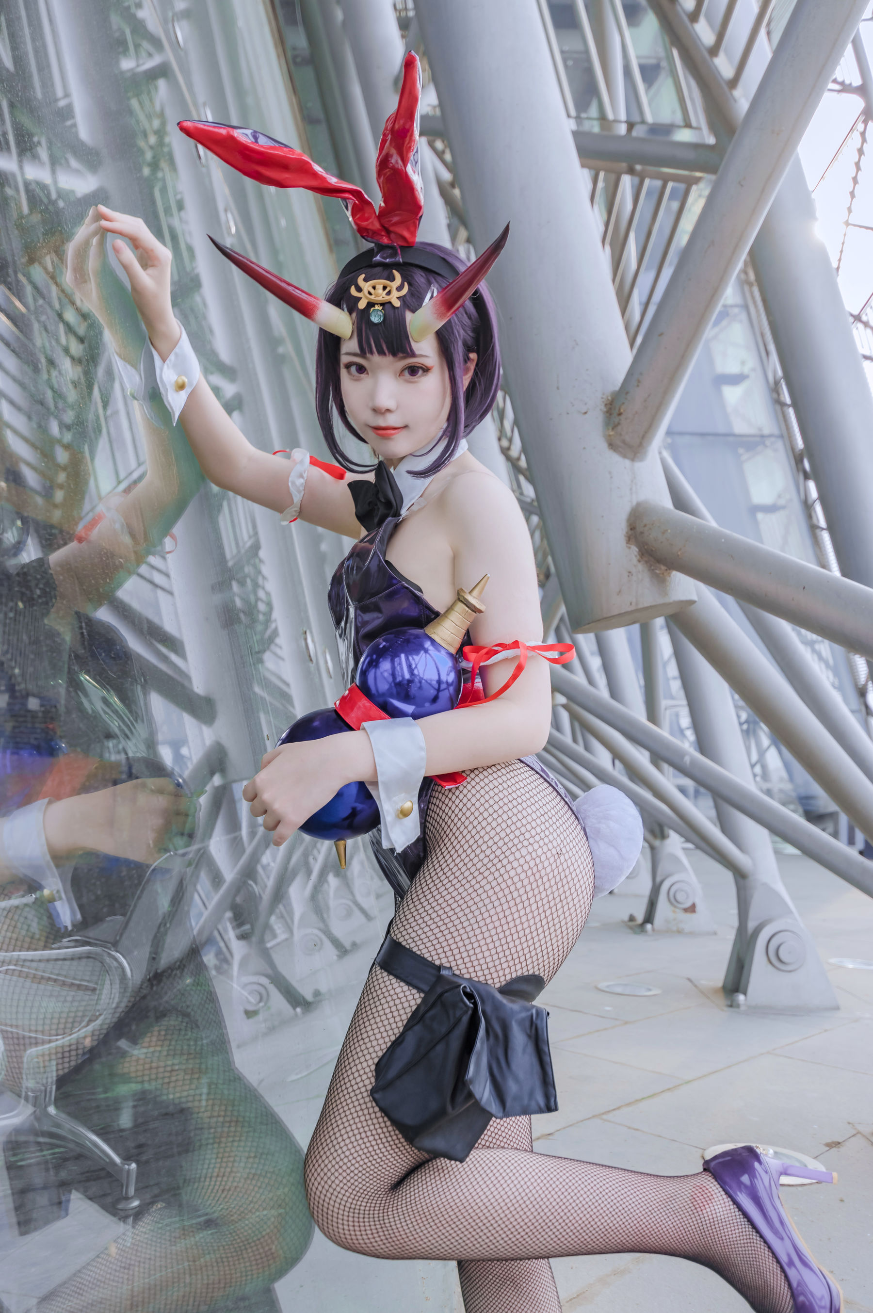 可爱妹子Fushii_海堂 – 酒吞兔女郎 Cosplay-第3张