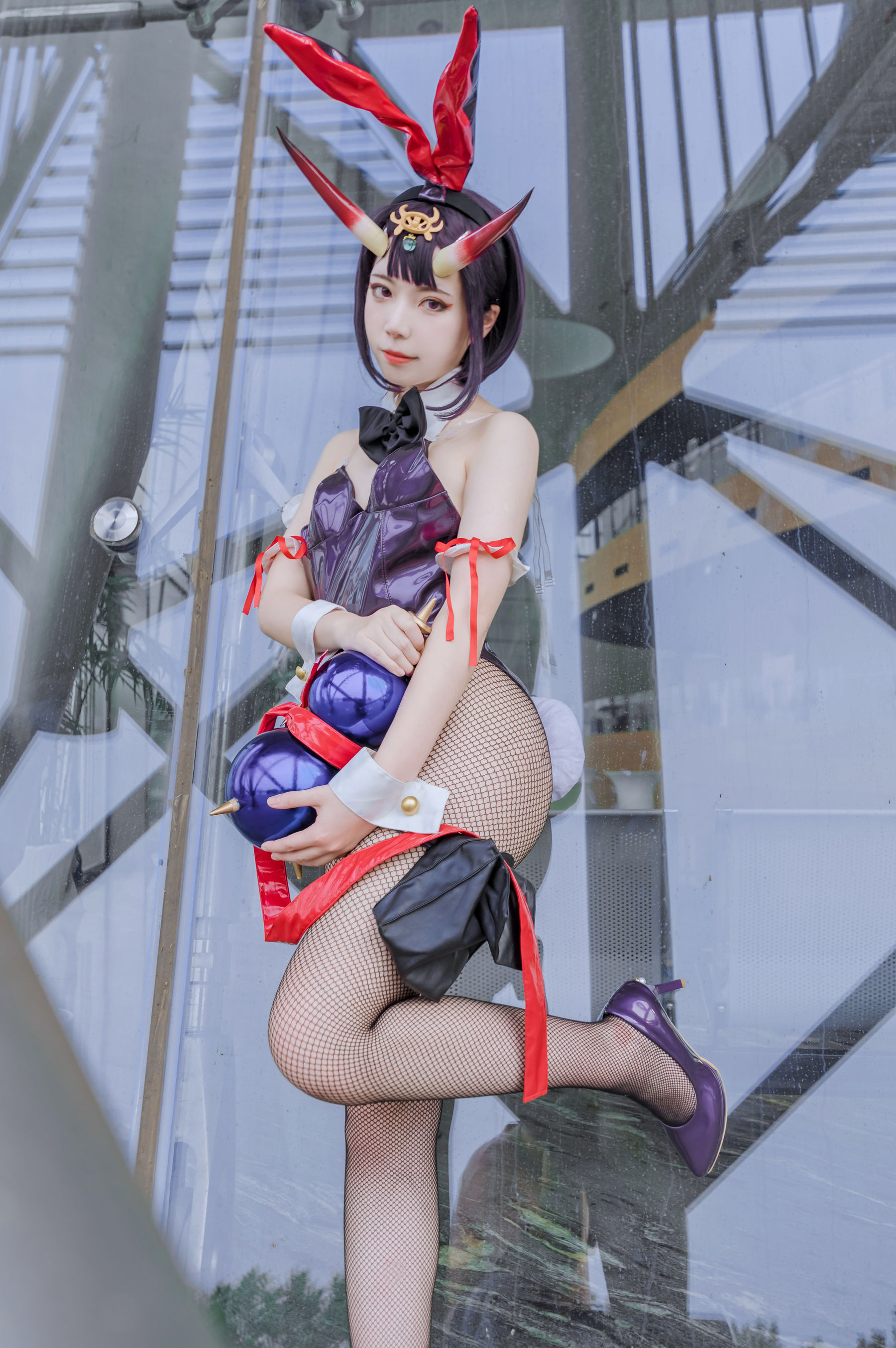 可爱妹子Fushii_海堂 – 酒吞兔女郎 Cosplay-第4张