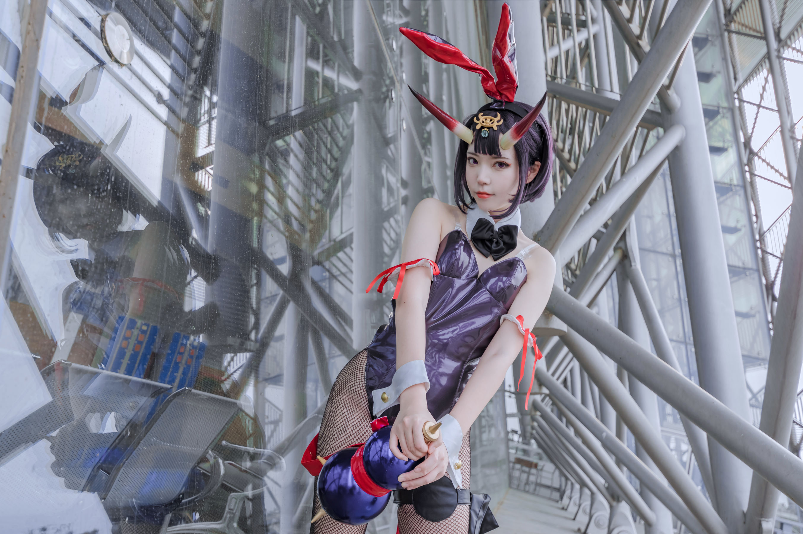 可爱妹子Fushii_海堂 – 酒吞兔女郎 Cosplay-第5张