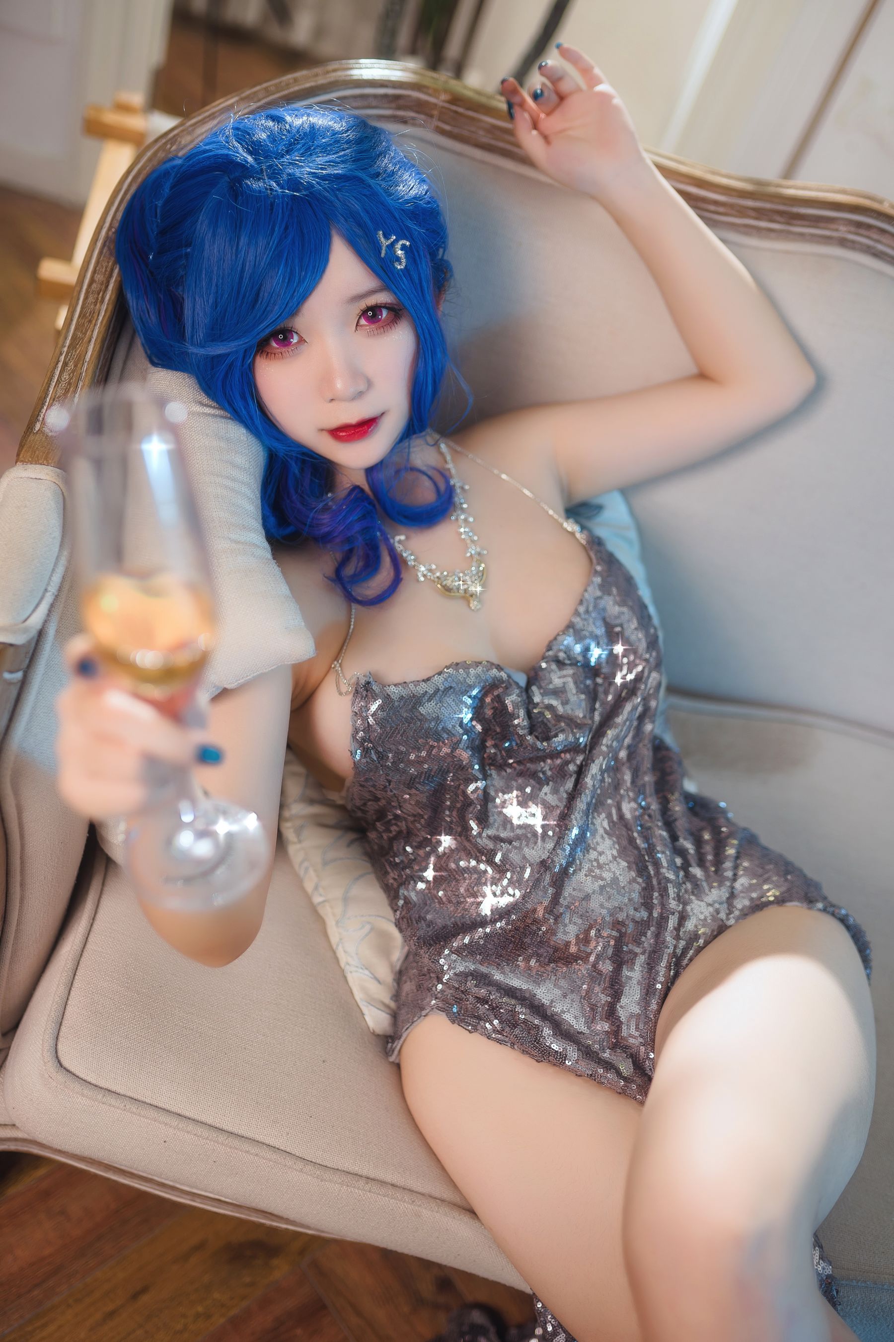 动漫博主樱落酱w – 圣路易斯礼服 Cosplay-第1张