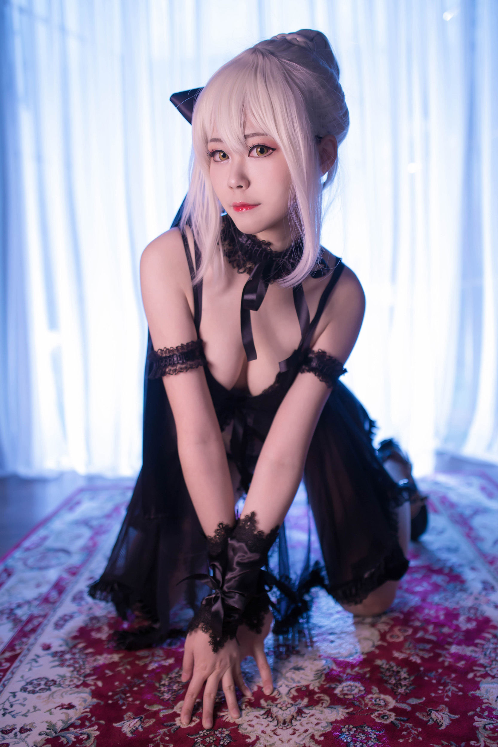 [Cosplay写真] Coser萱-KaYa – 亚缇 黑呆睡衣 Cosplay-第7张