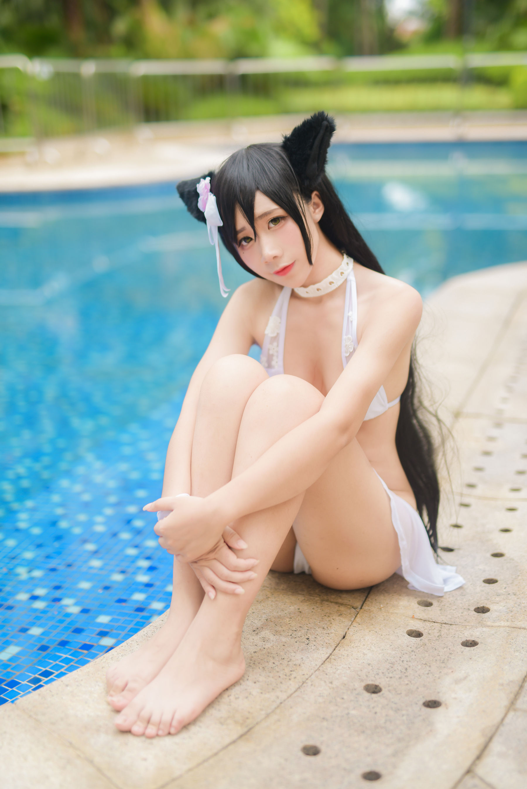 动漫博主九曲Jean 碧蓝航线 泳装 Cosplay-第4张