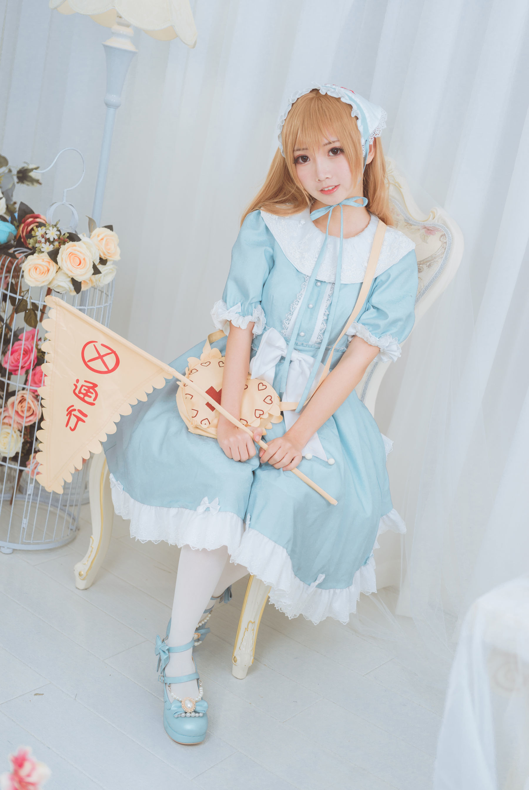 [萝莉COS] 面饼仙儿 – 血小板lolita Cosplay-第1张