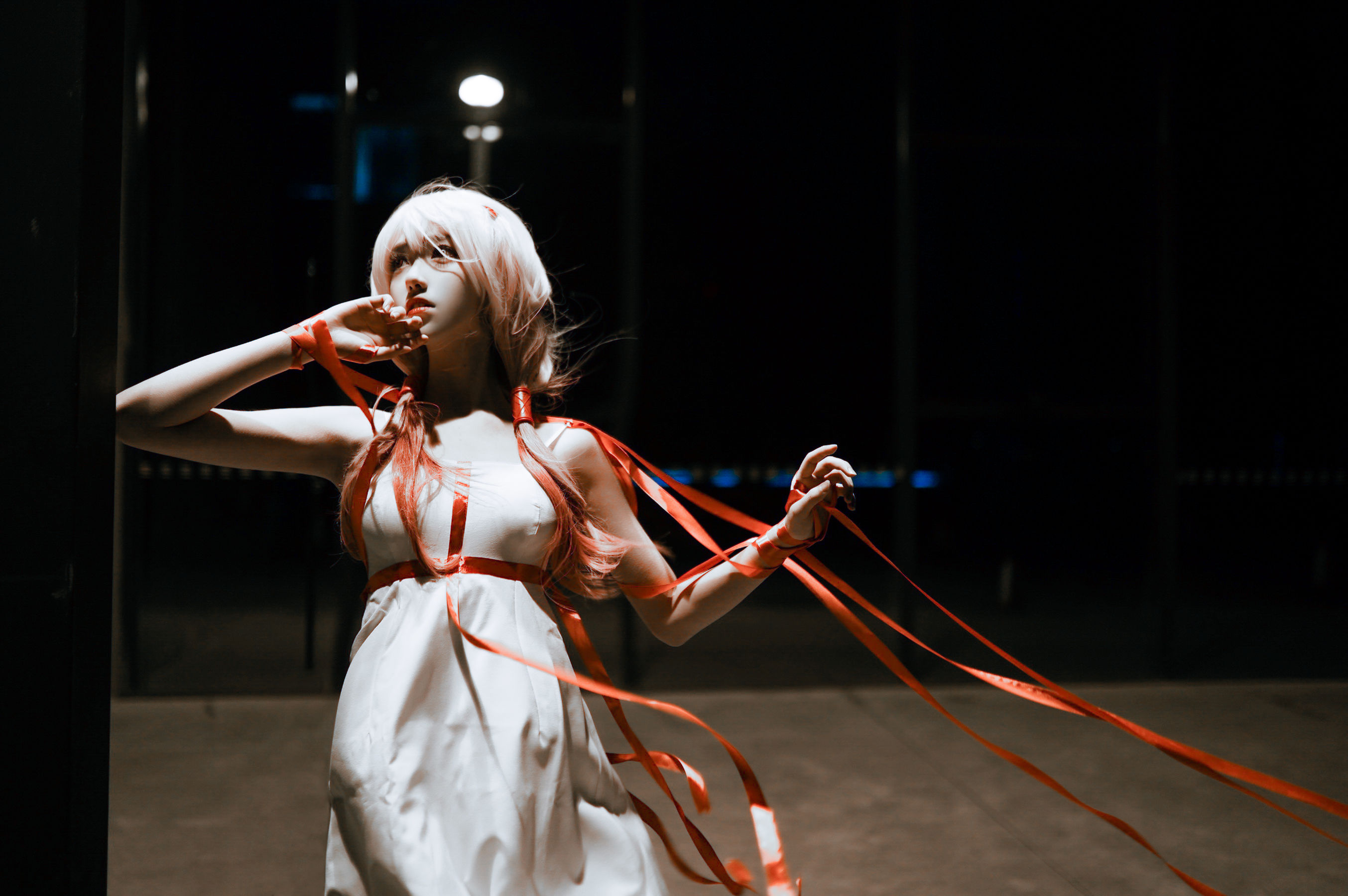 动漫博主南桃Momoko – 楪祈白裙 Cosplay-第7张