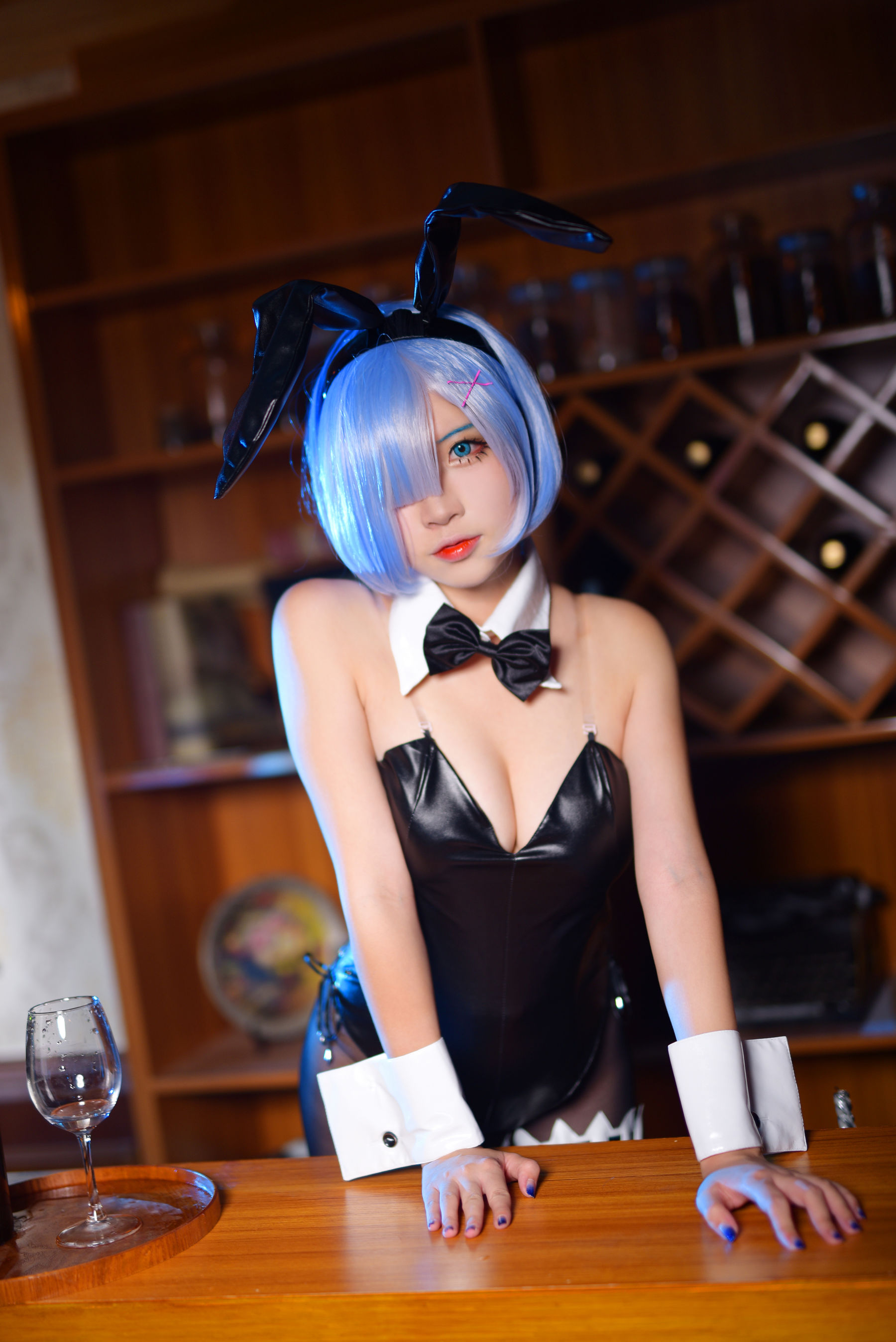 [Cosplay写真] 人气Coser二佐Nisa – 蕾姆兔女郎 Cosplay-第12张