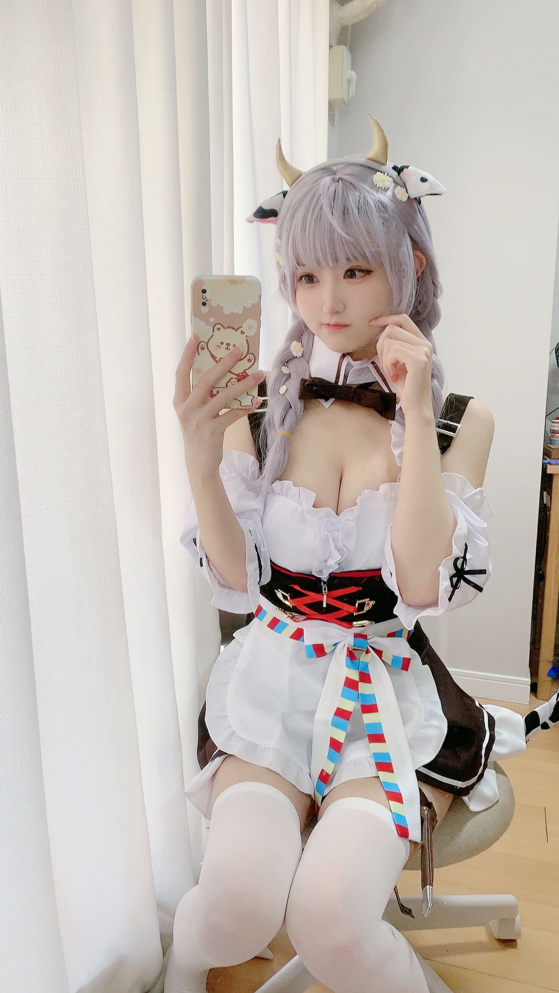 千阳(ちよ) – 白银诺尔 Cosplay-第2张