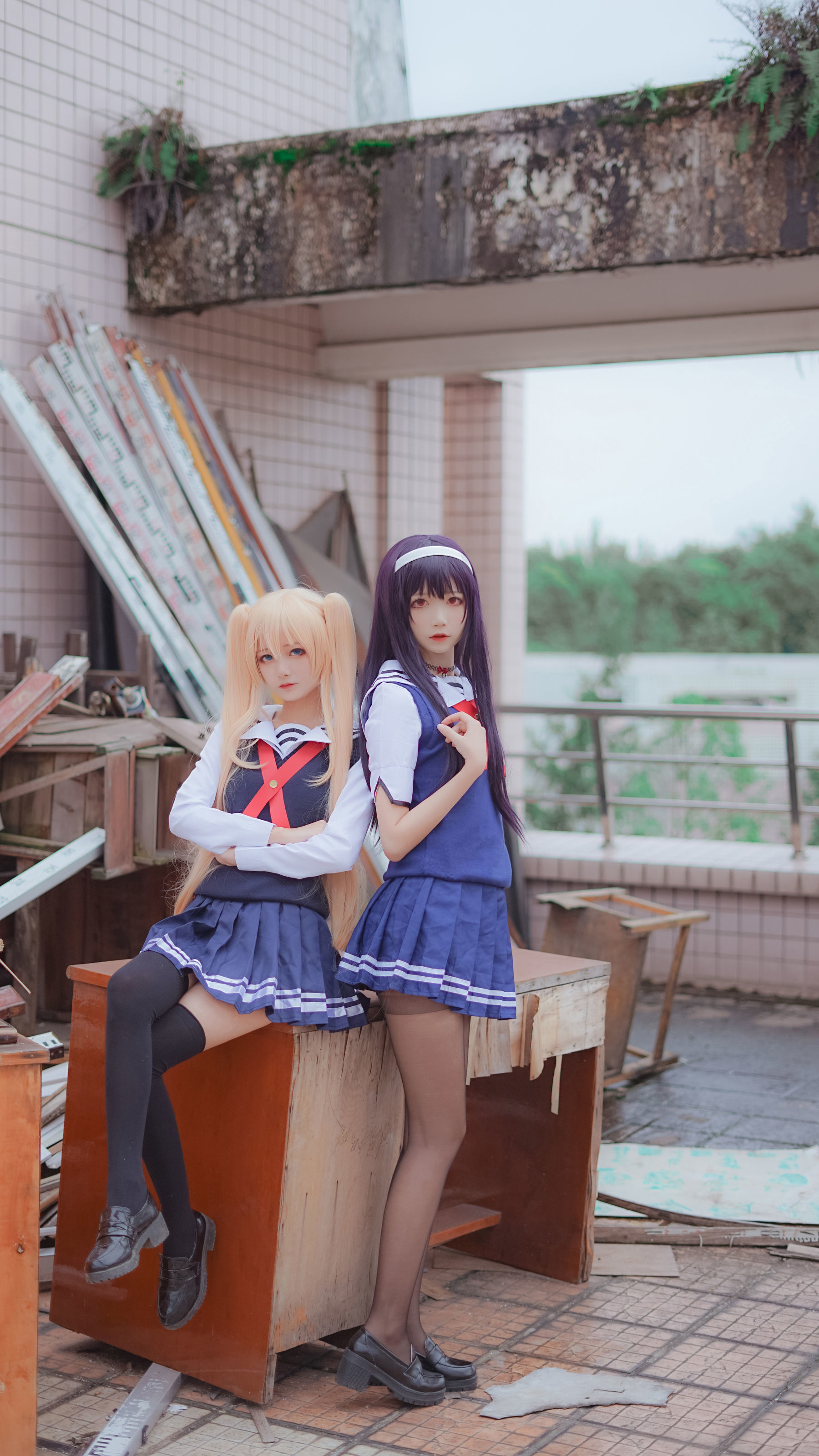 [萝莉COS] 清纯少女五更百鬼 – 学姐校服 Cosplay-第7张
