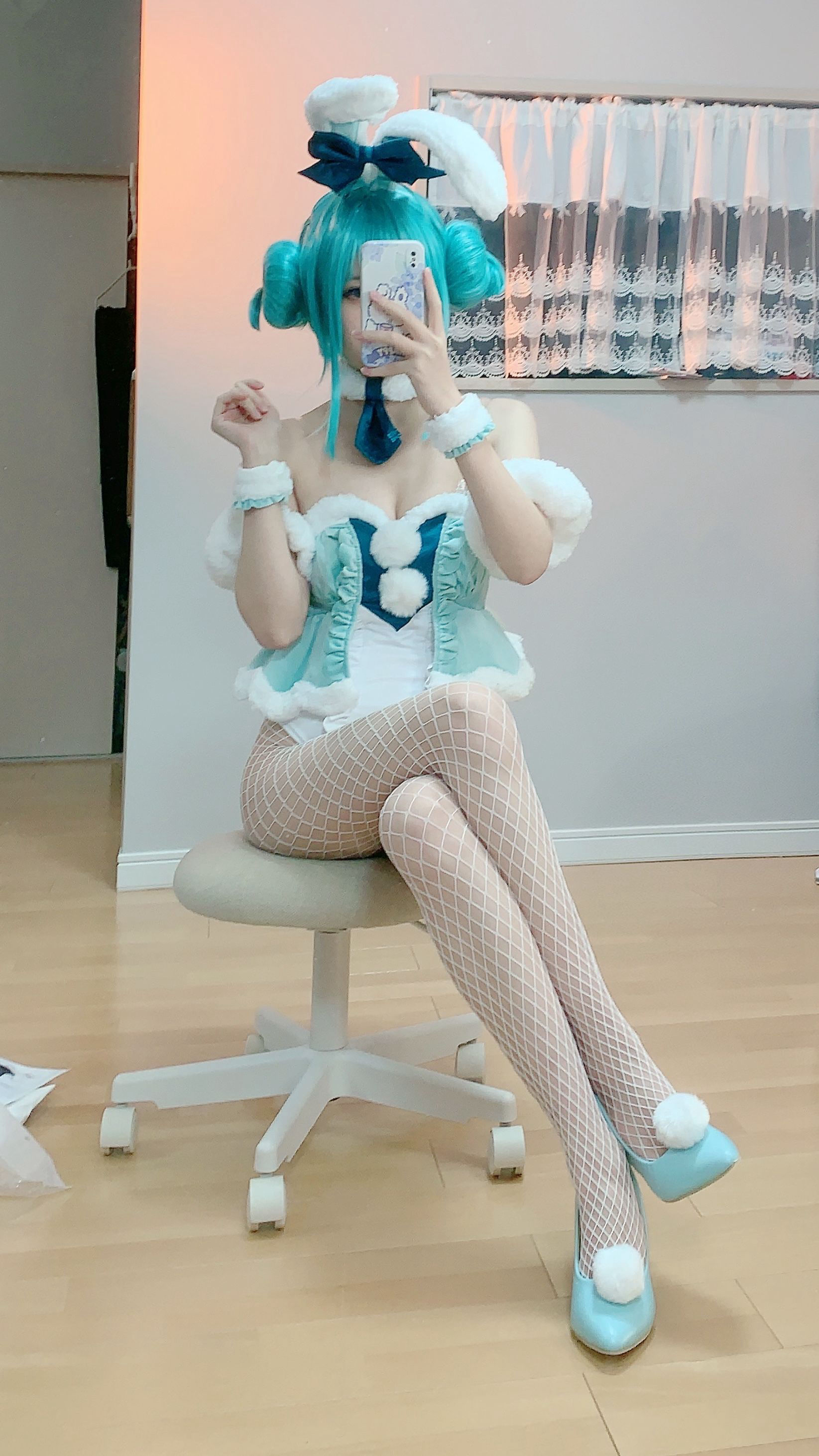 千阳(ちよ) – 初音兔女郎 Cosplay-第27张