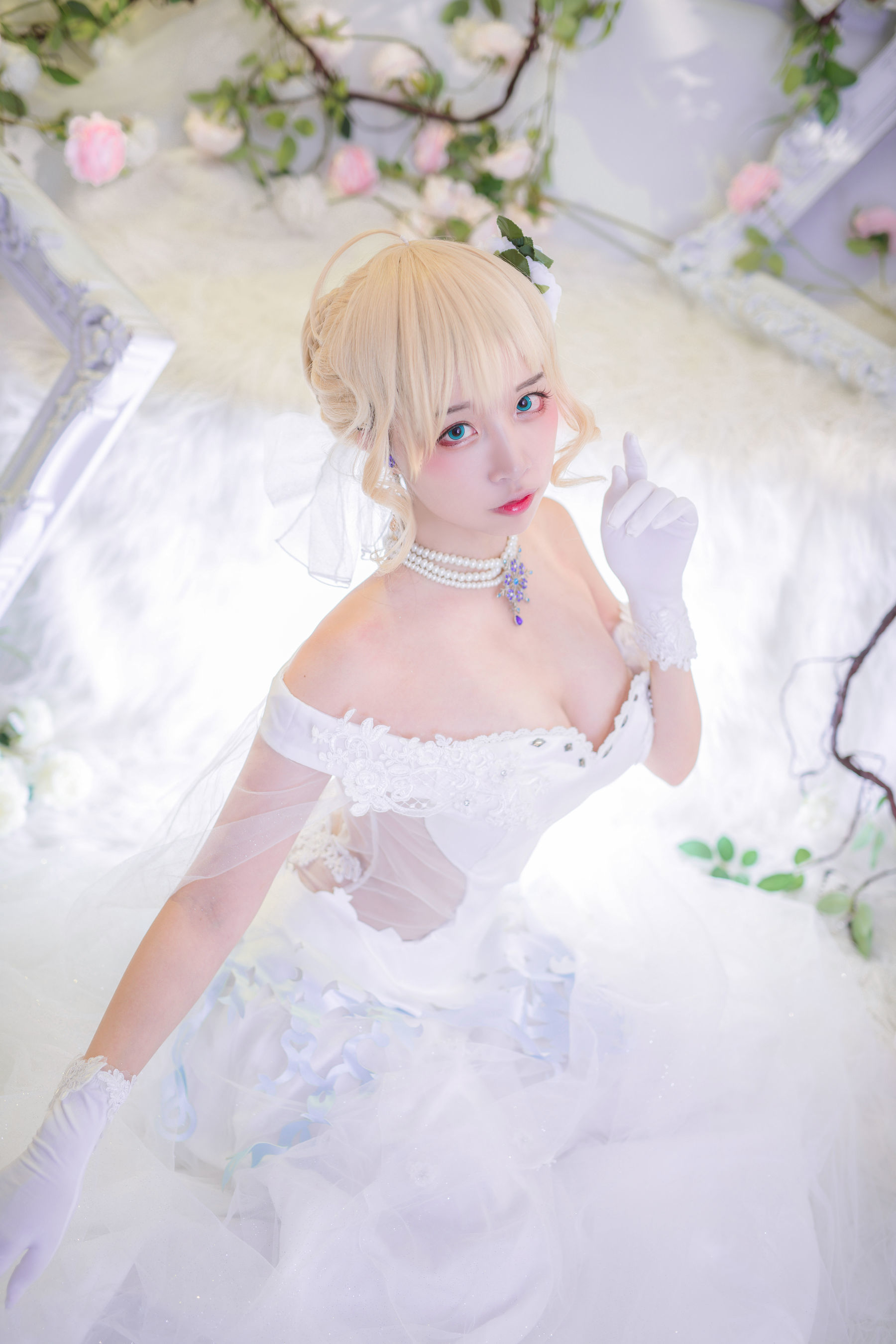 人气Coser二佐Nisa 花嫁 Cosplay-第1张