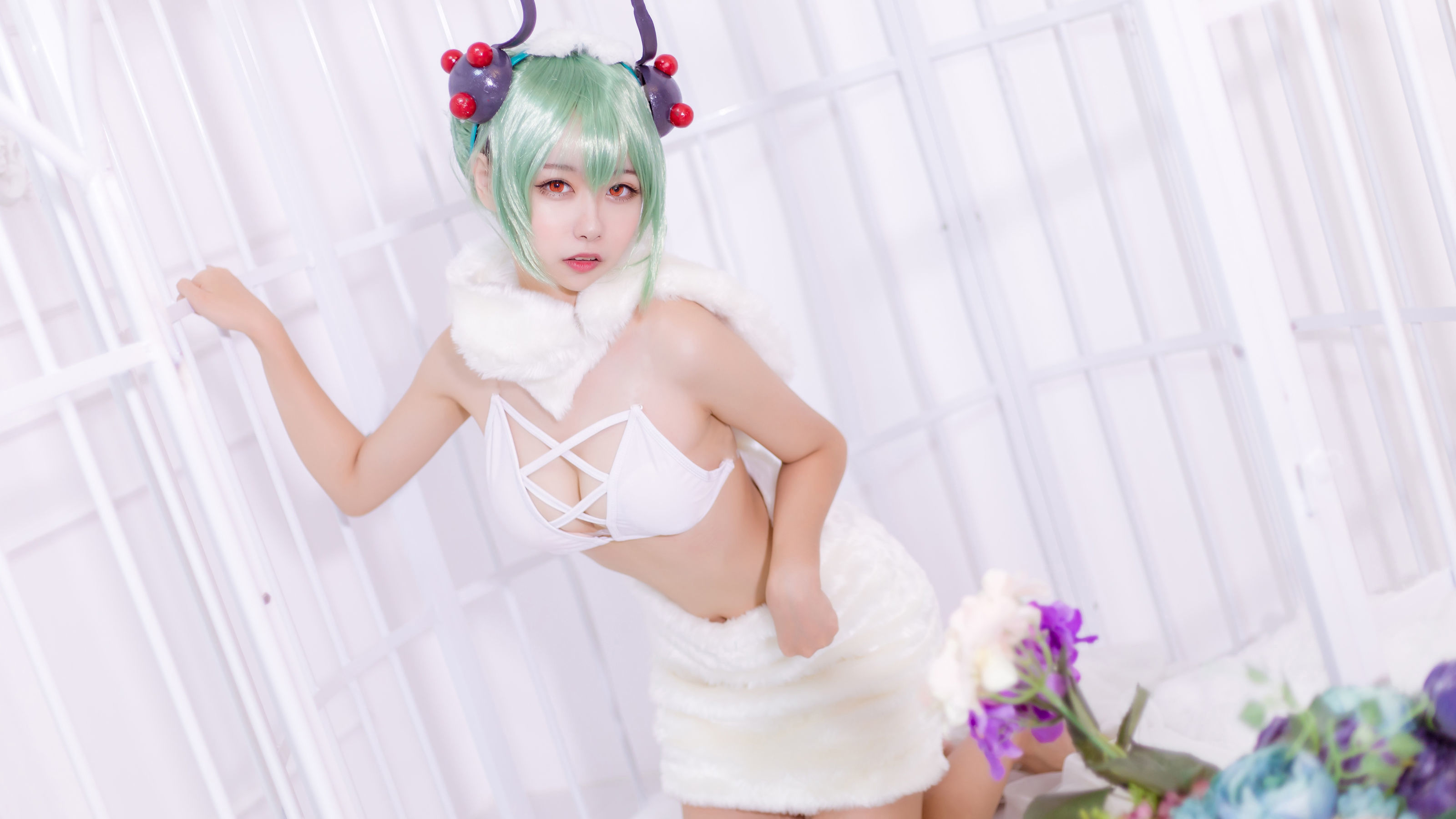 微博妹子Momoko葵葵 五月雨 Cosplay-第1张