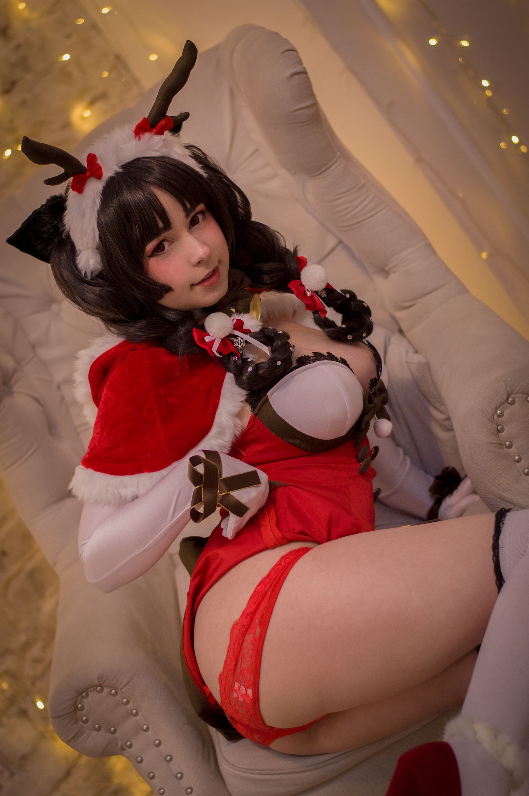 Yoshinobi – Ooshio Xmas (Azur Lane) Cosplay-第2张
