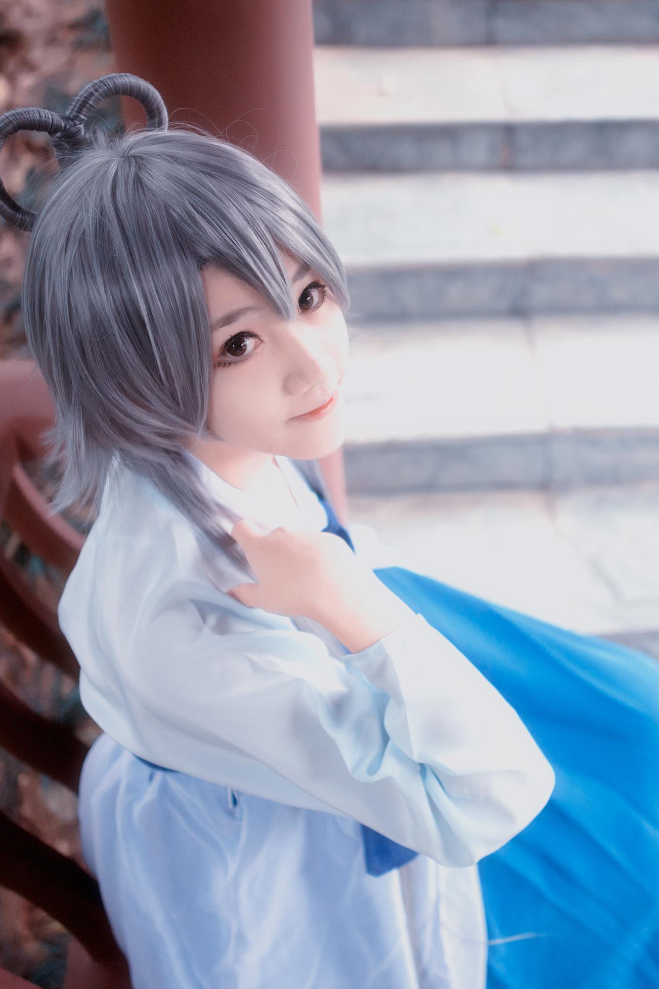 动漫博主南桃Momoko – 洛天依 Cosplay-第1张