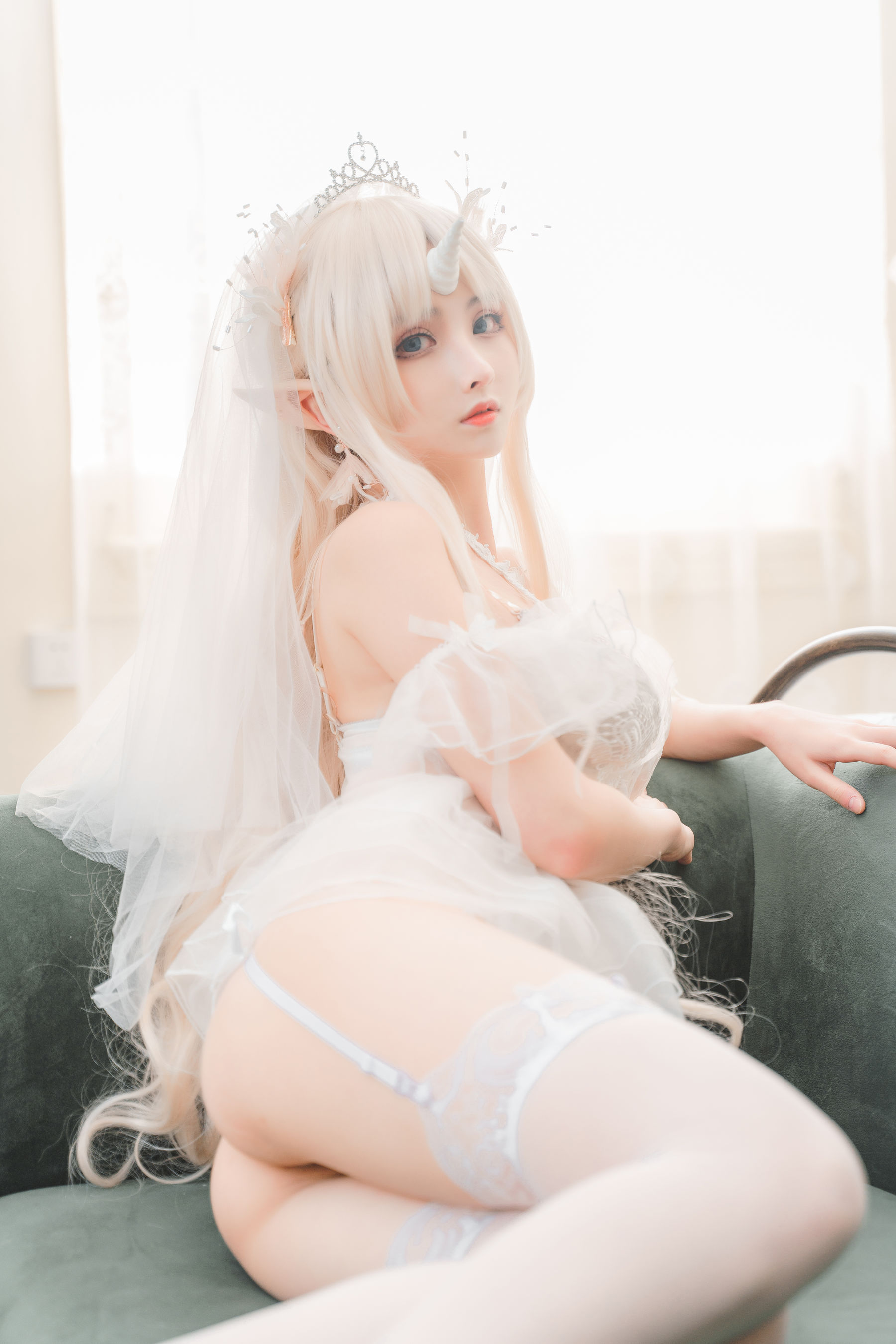 COS福利rioko凉凉子 独角兽 Cosplay-第4张