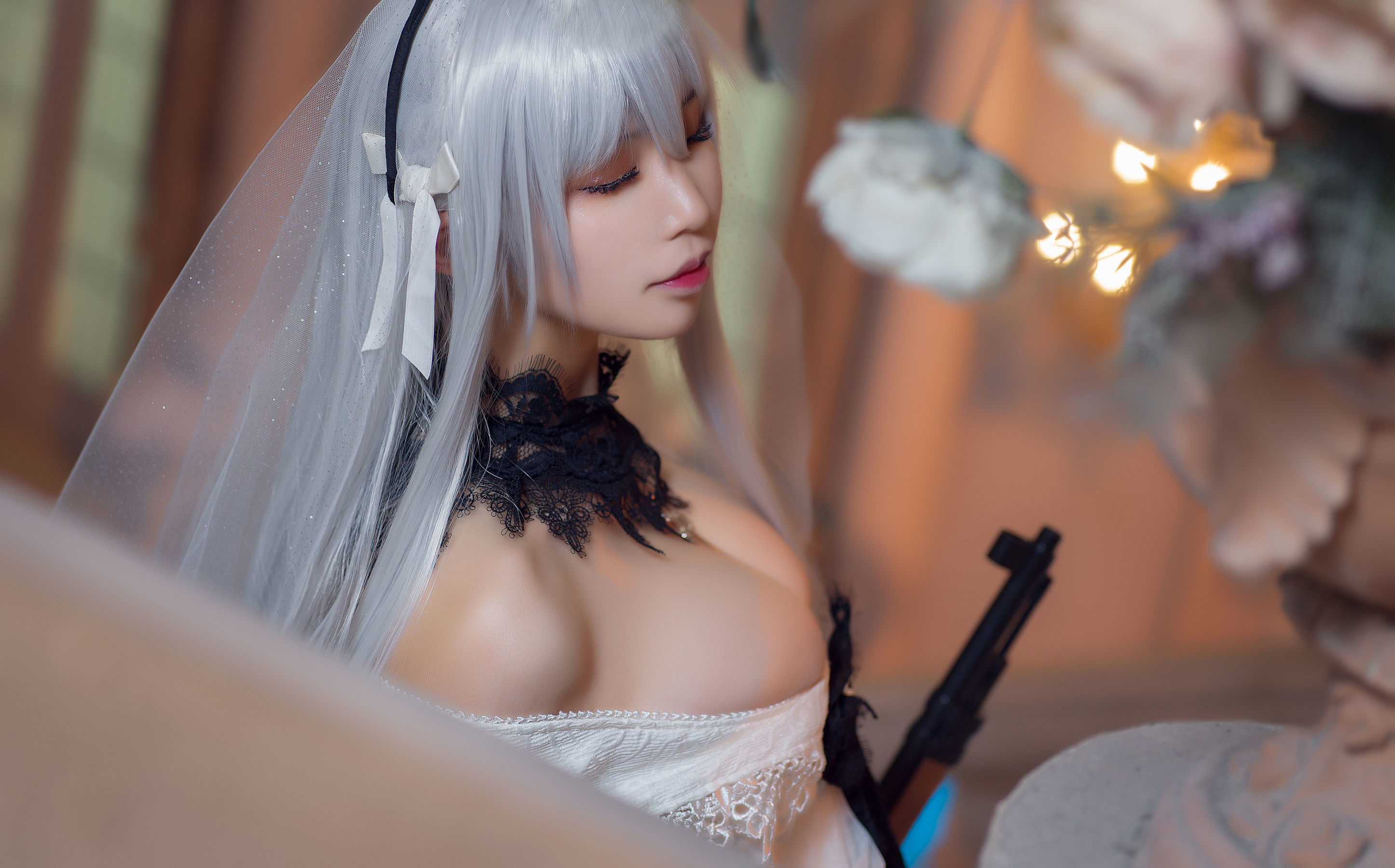 动漫博主爱老师_PhD 少女前线 Kar98k Cosplay-第1张