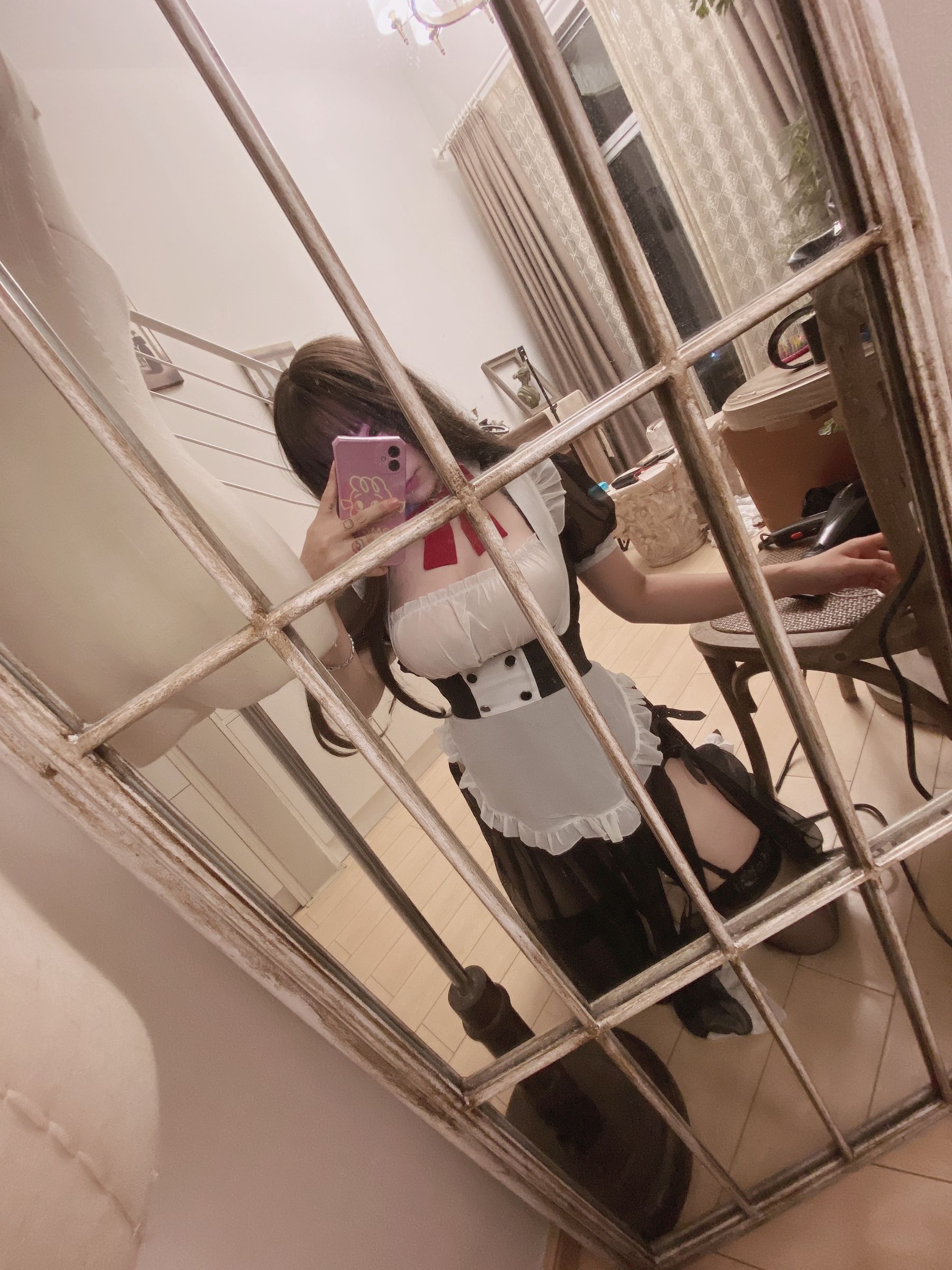 次屁啦 – 透明女仆桃 Cosplay-第4张