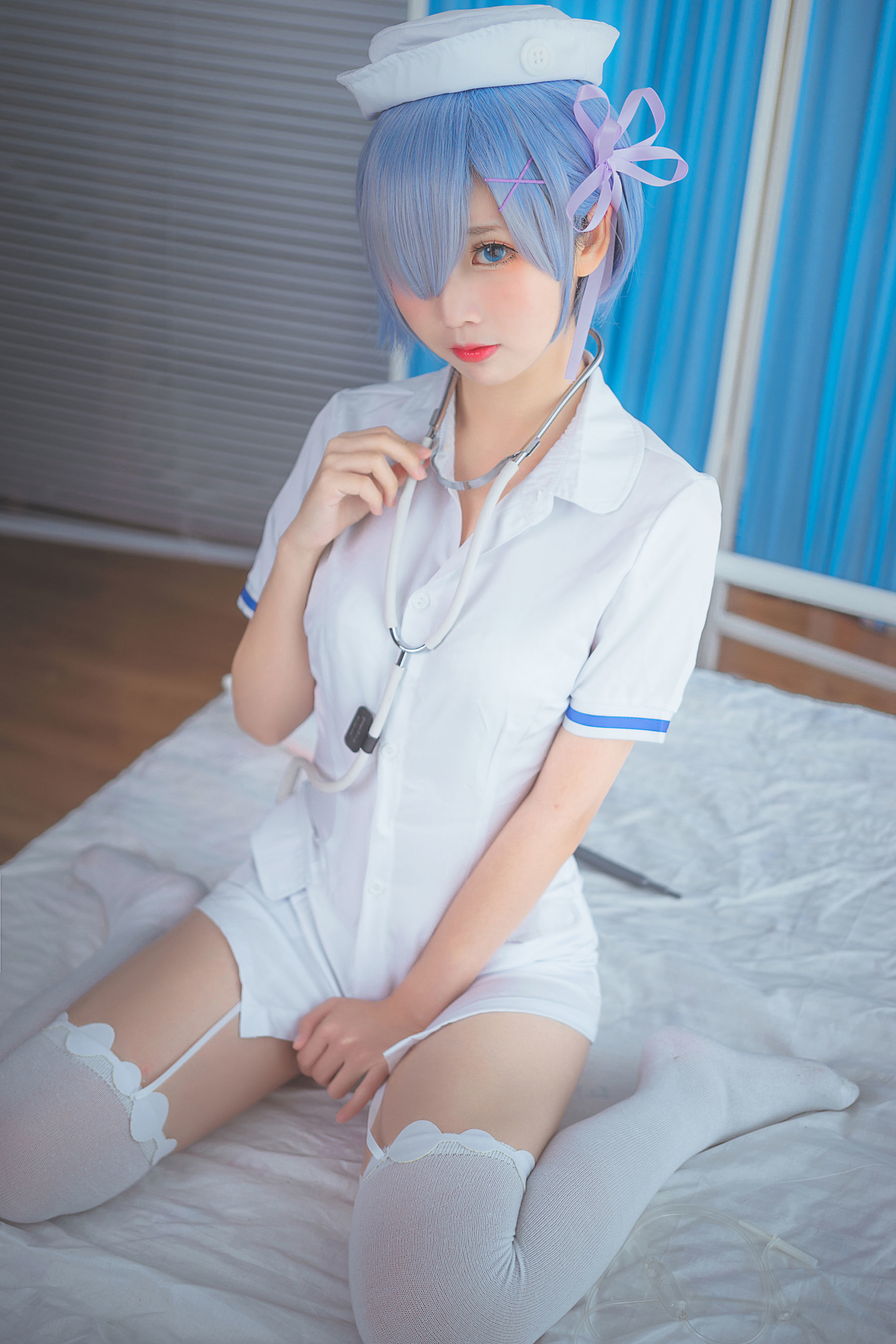 [萝莉COS] 面饼仙儿 – 蕾姆 Cosplay-第1张