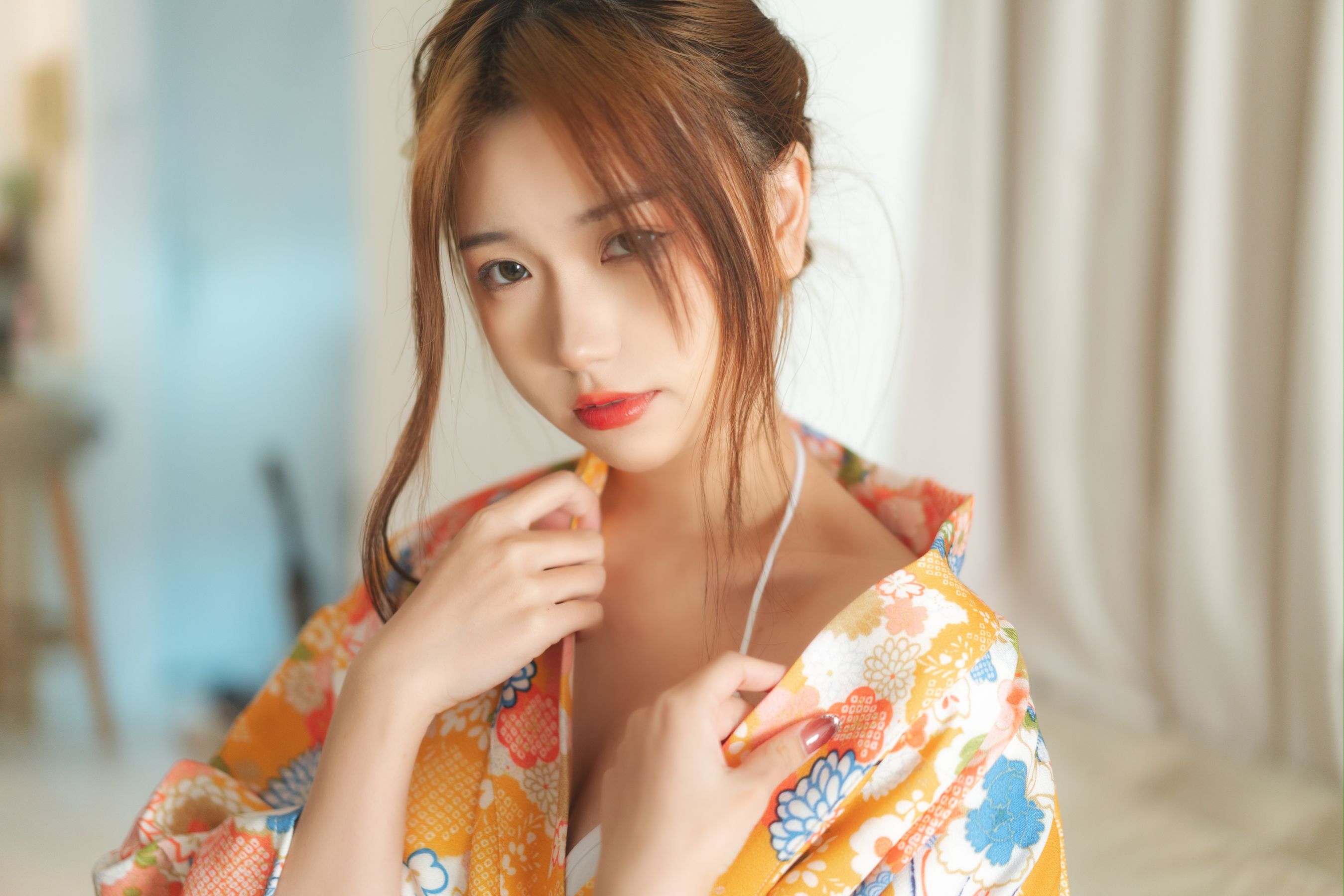 一北亦北 – 和服泳装 Cosplay-第1张