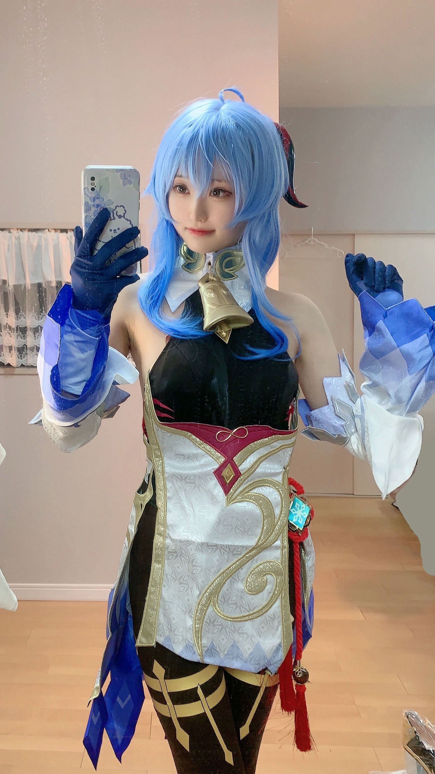 千阳(ちよ) – 甘雨对镜拍 Cosplay-第2张