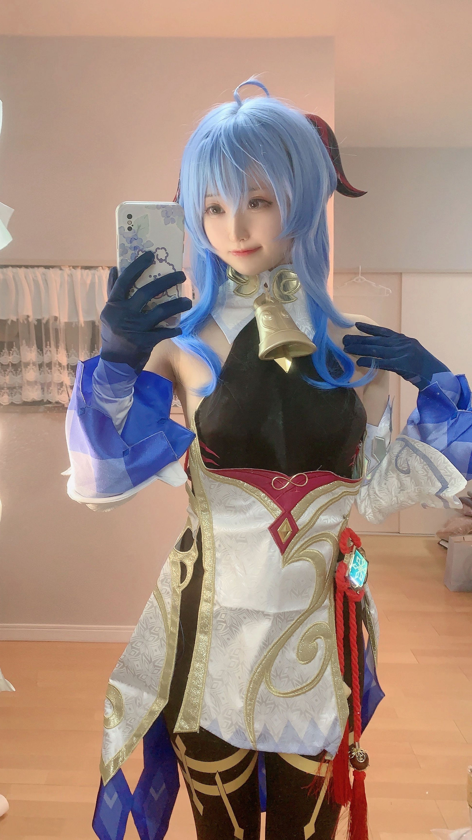 千阳(ちよ) – 甘雨对镜拍 Cosplay-第6张