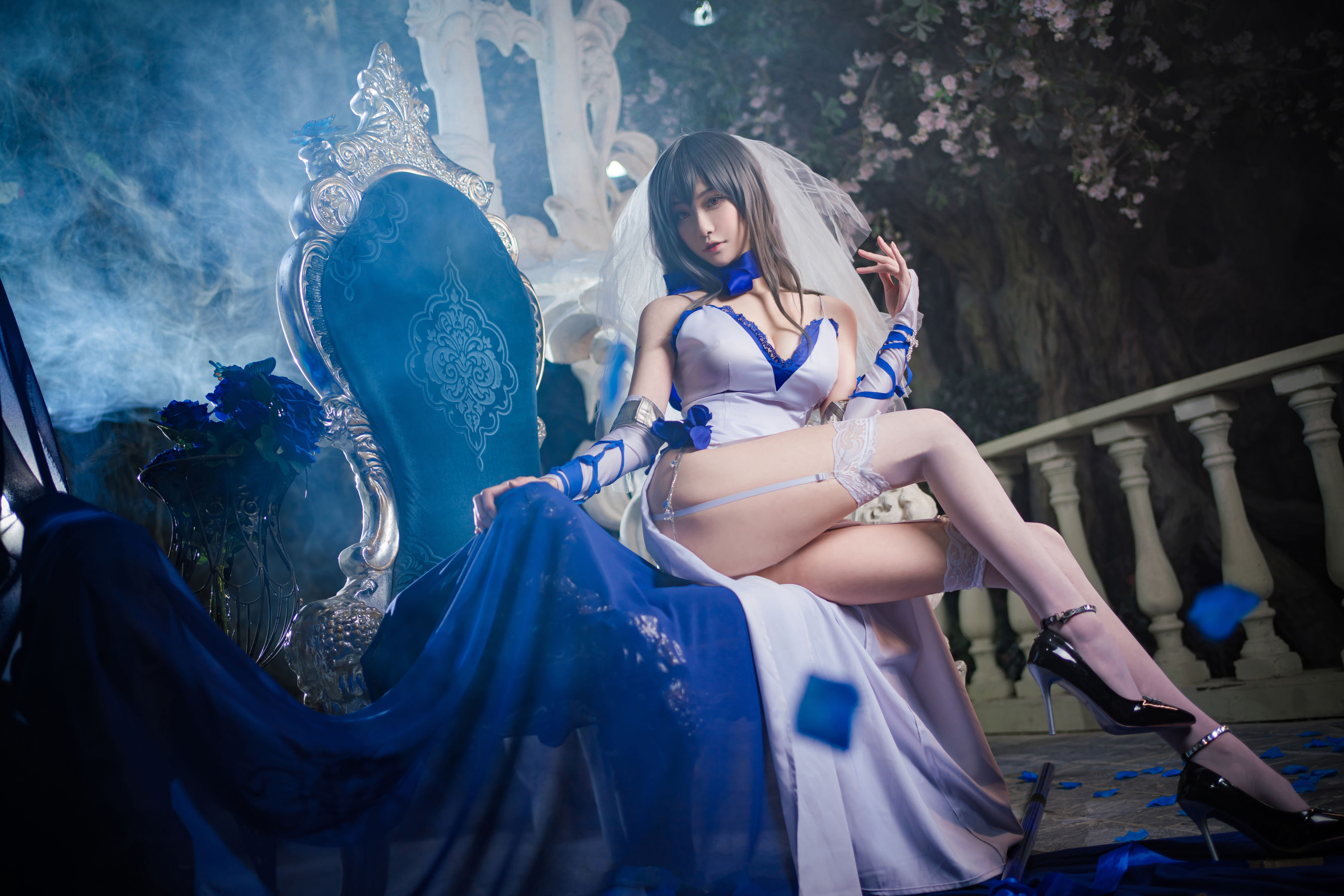 COS萌妹沧霁桔梗 – 路易九世 Cosplay-第2张
