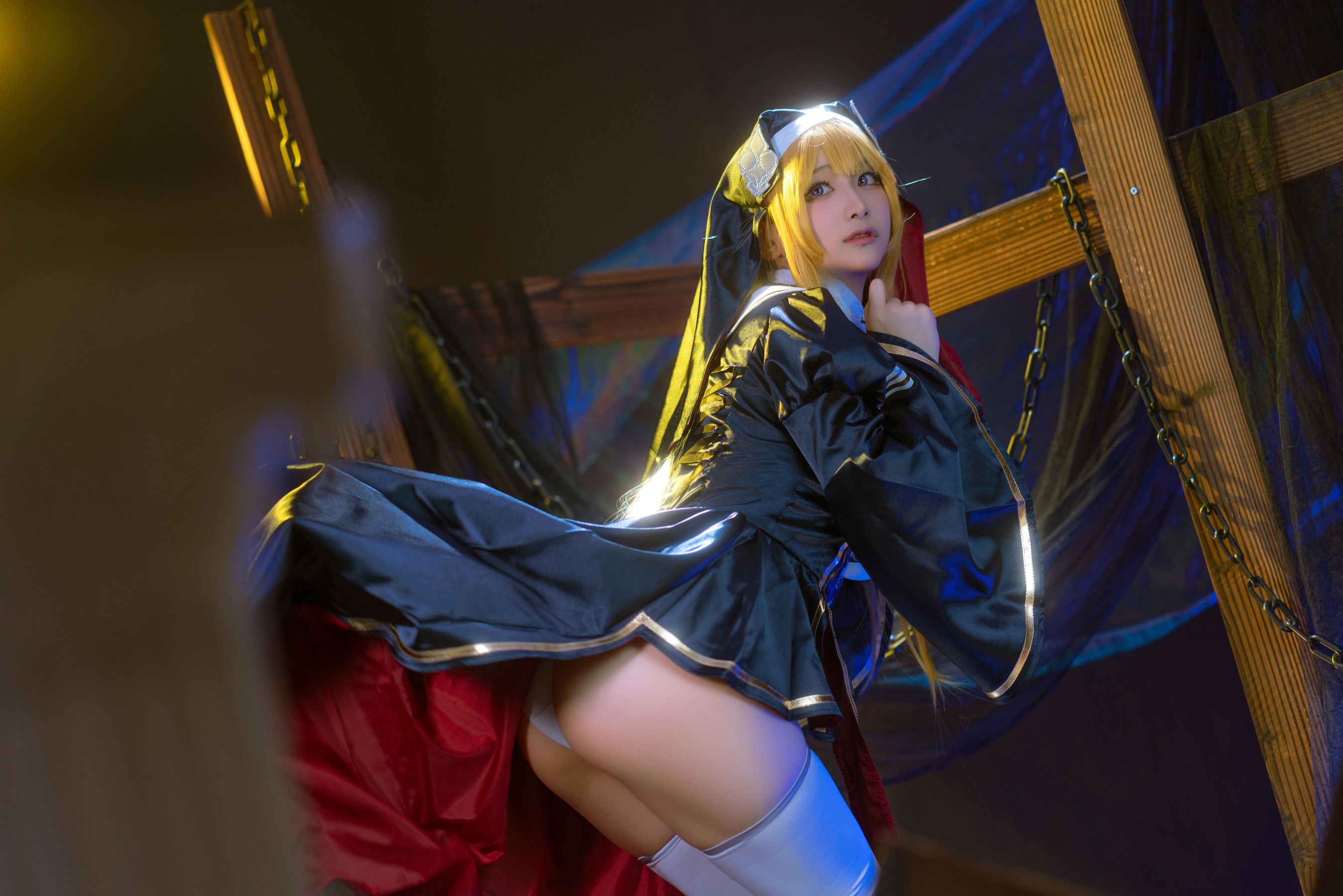 幼愛youmeko – 修女 夏洛特 Cosplay-第1张