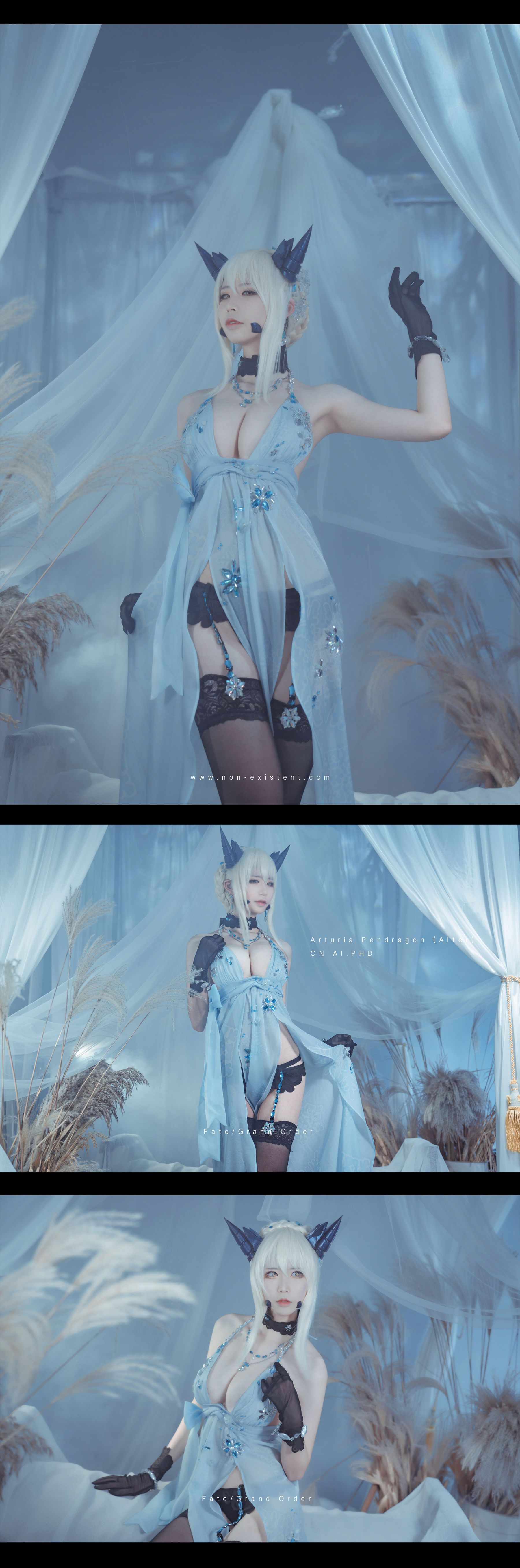 动漫博主爱老师_PhD 黑枪呆 皇室糖霜 Cosplay-第4张