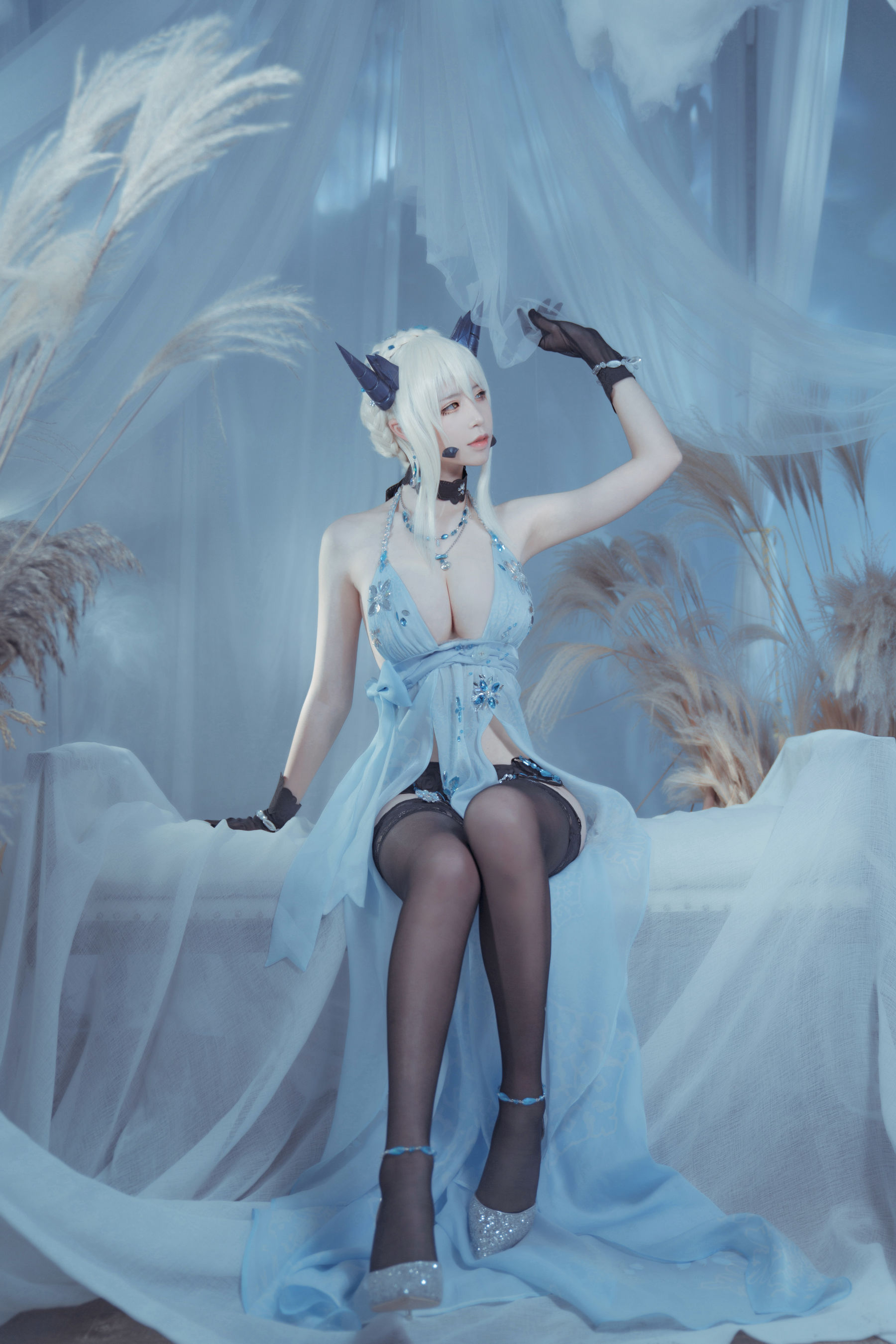 动漫博主爱老师_PhD 黑枪呆 皇室糖霜 Cosplay-第29张