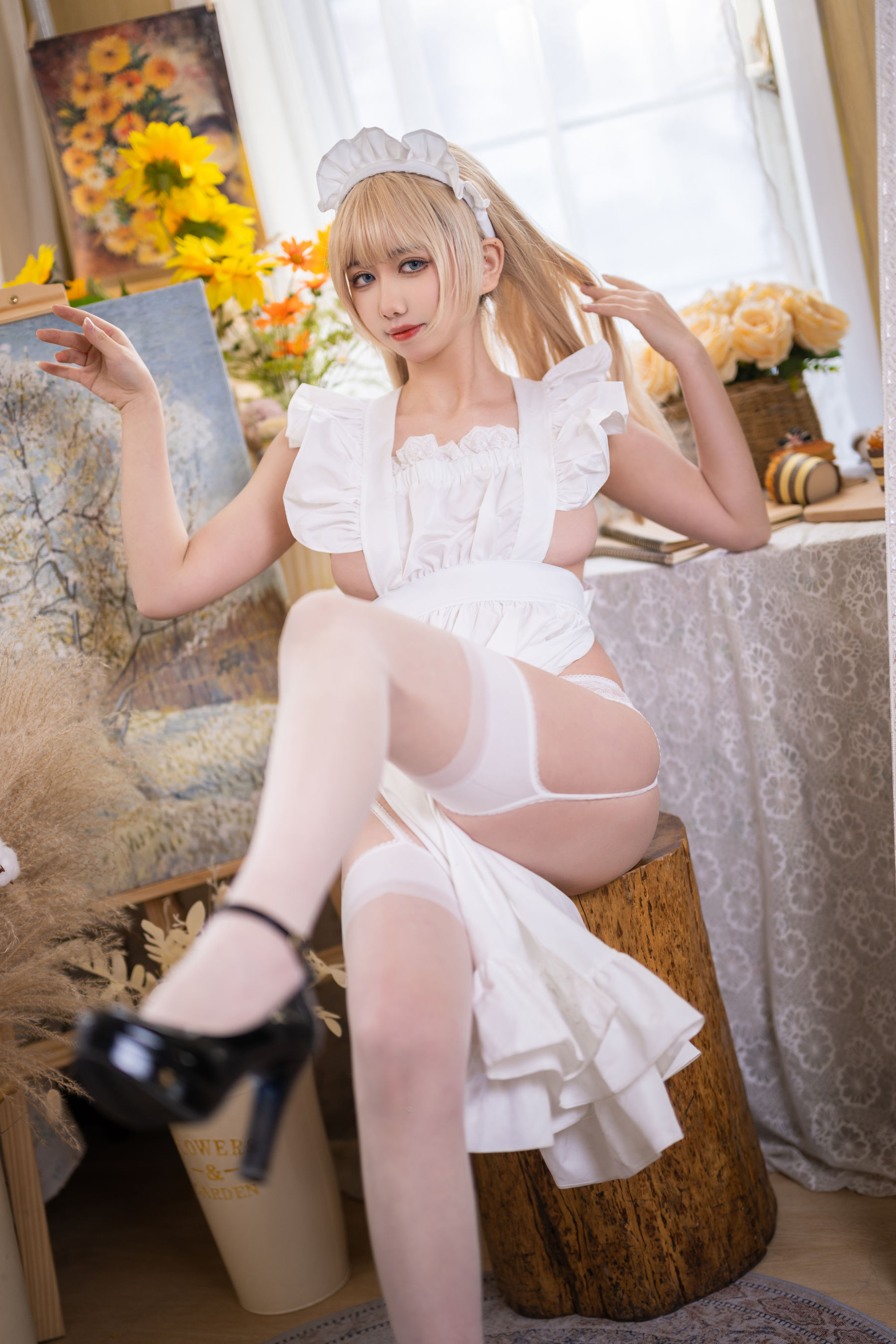 渡边早季Saki – 围裙 Cosplay-第3张