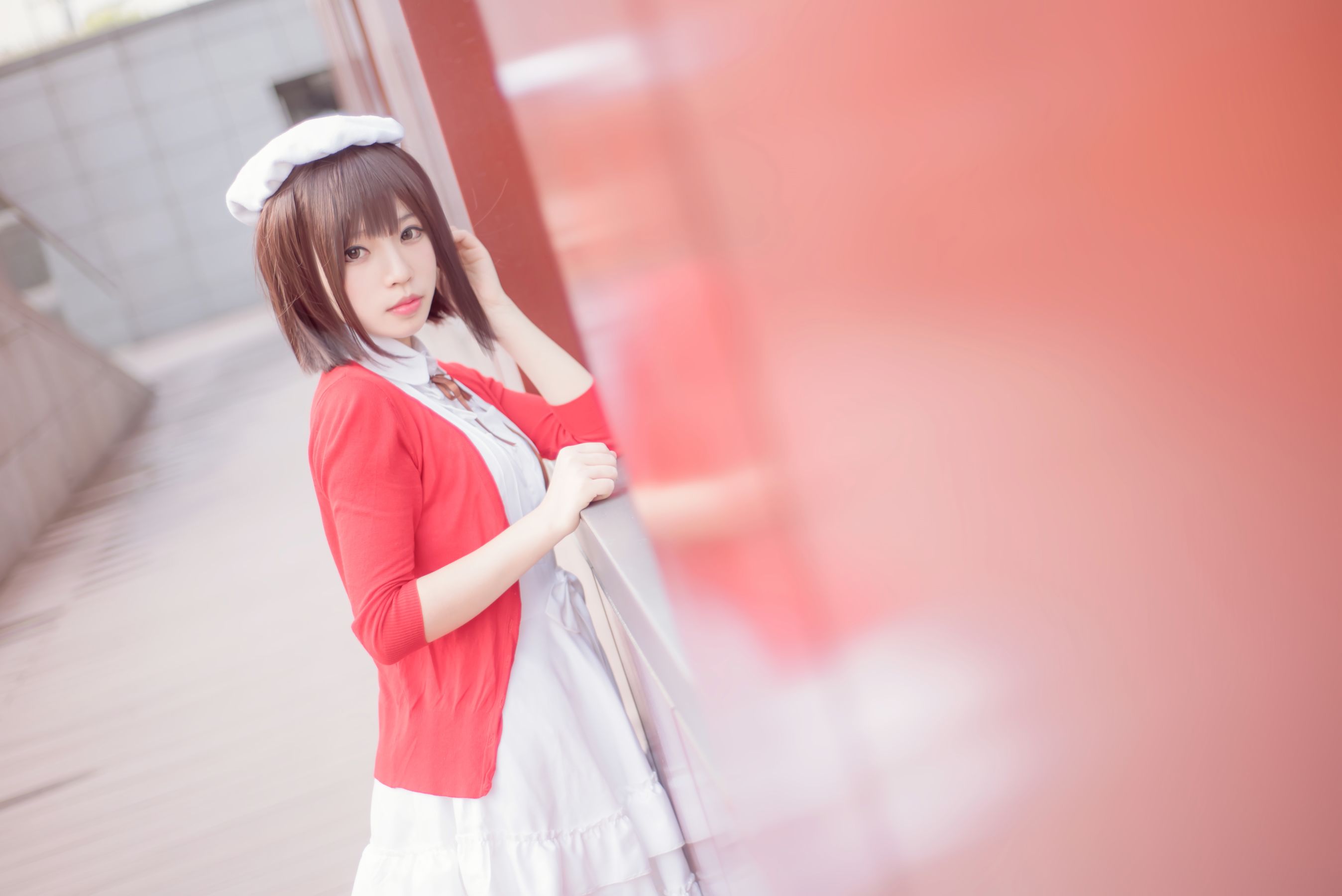 萌妹白易子教主 – 加藤惠 Cosplay-第2张