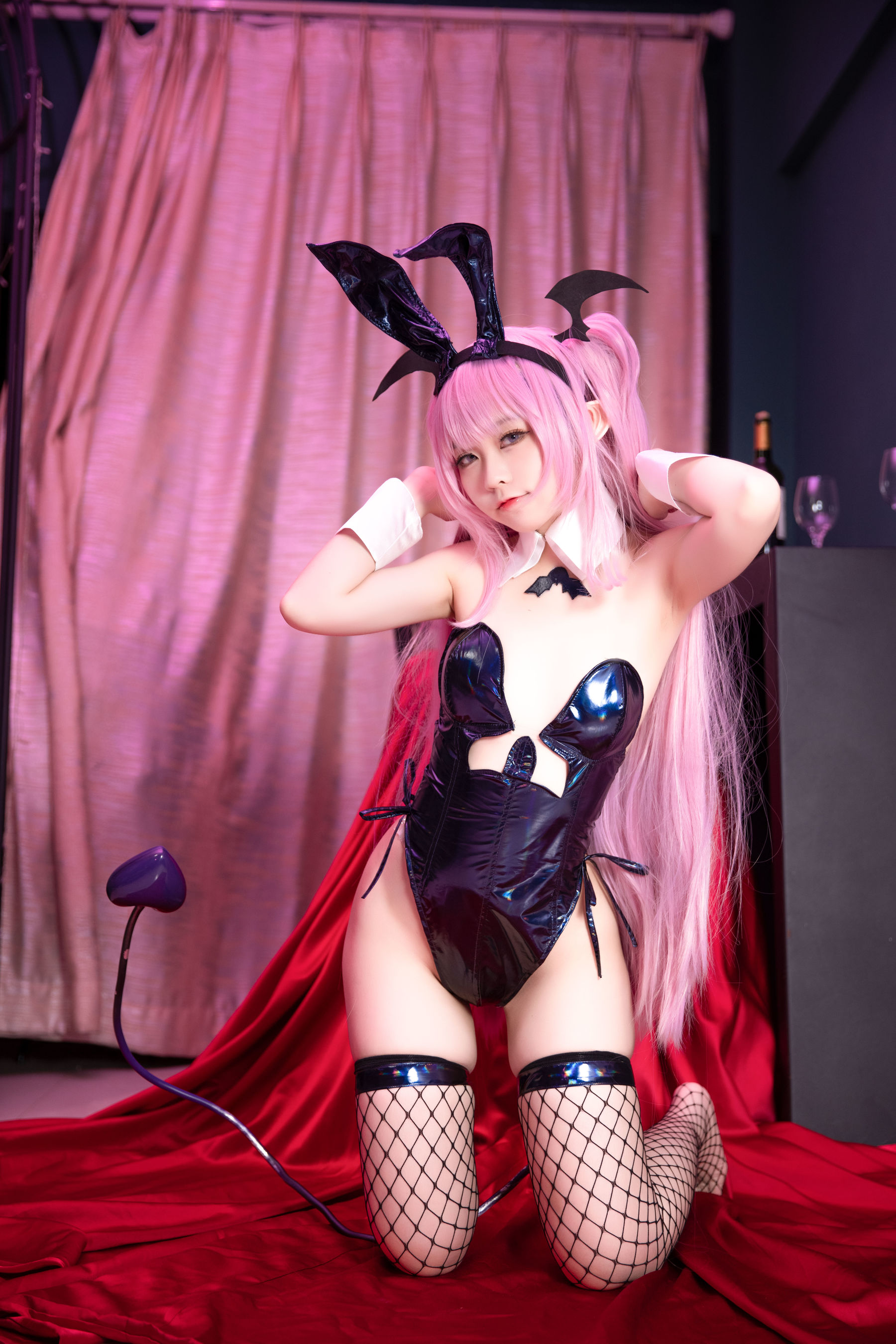 动漫博主G44不会受伤 – 露露姆兔女郎 Cosplay-第2张
