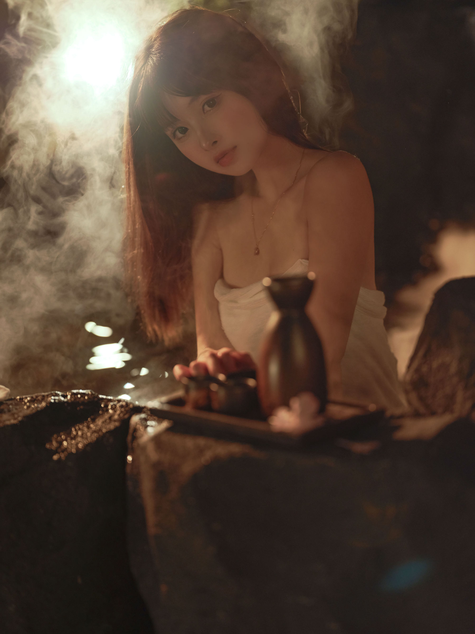 河豚抚子 – 温泉 Cosplay-第14张