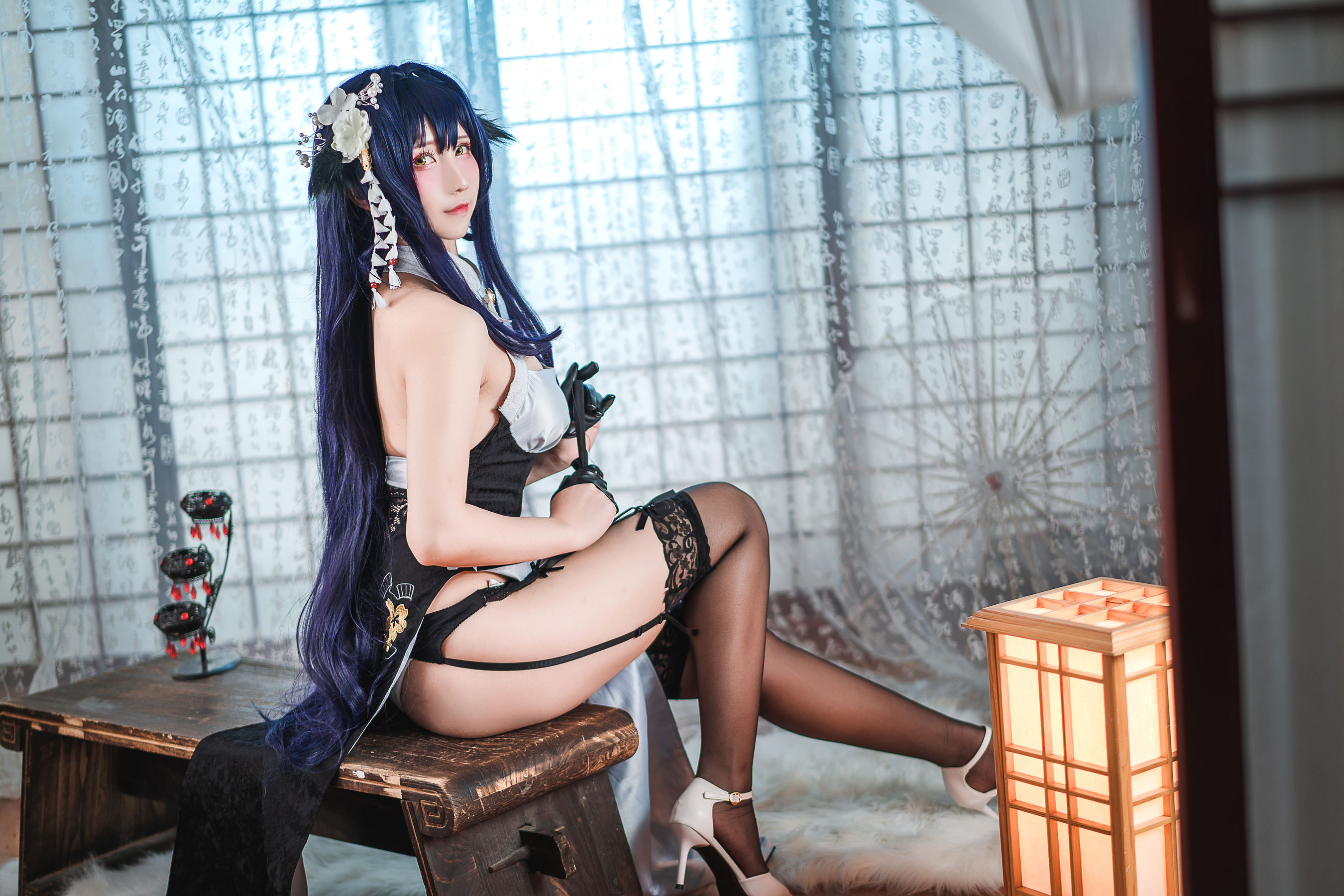 动漫博主九曲Jean – 吾妻旗袍 Cosplay-第2张