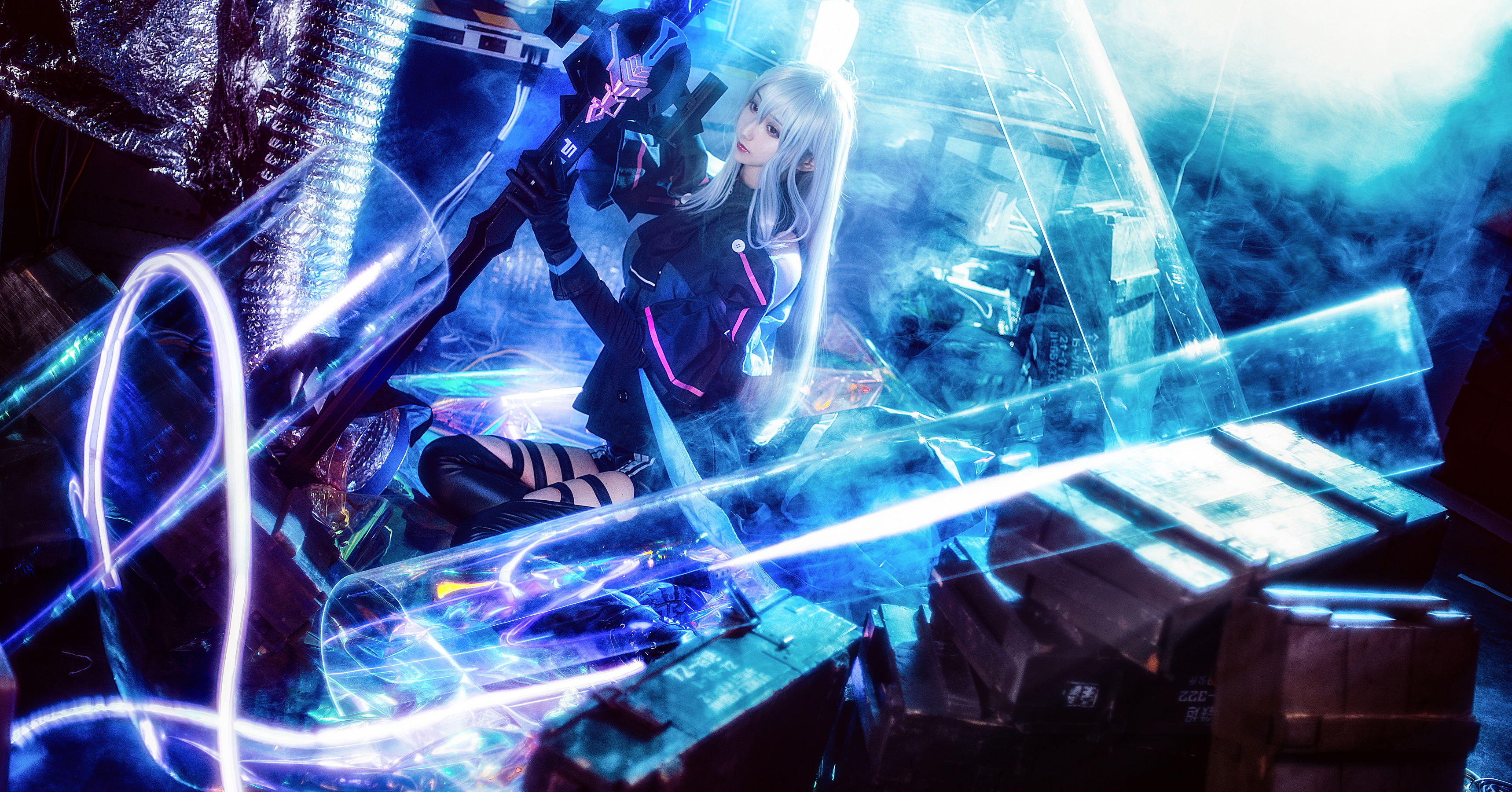 萌系小姐姐木绵绵OwO – 斯卡蒂 Cosplay-第5张