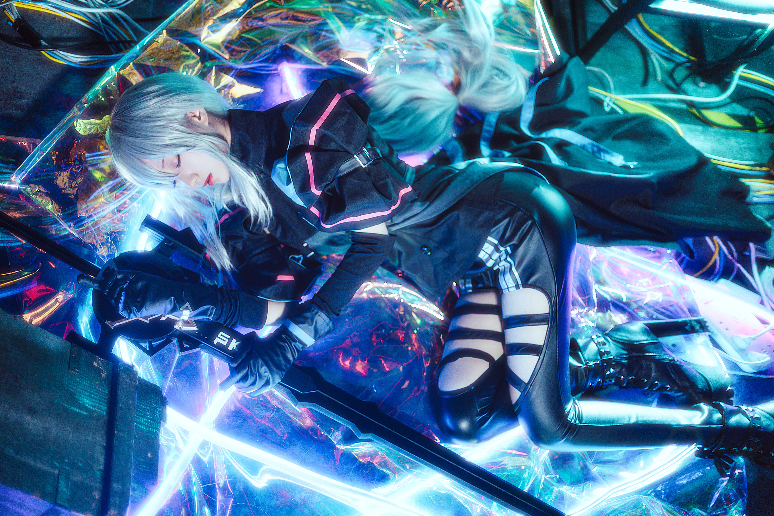 萌系小姐姐木绵绵OwO – 斯卡蒂 Cosplay-第7张